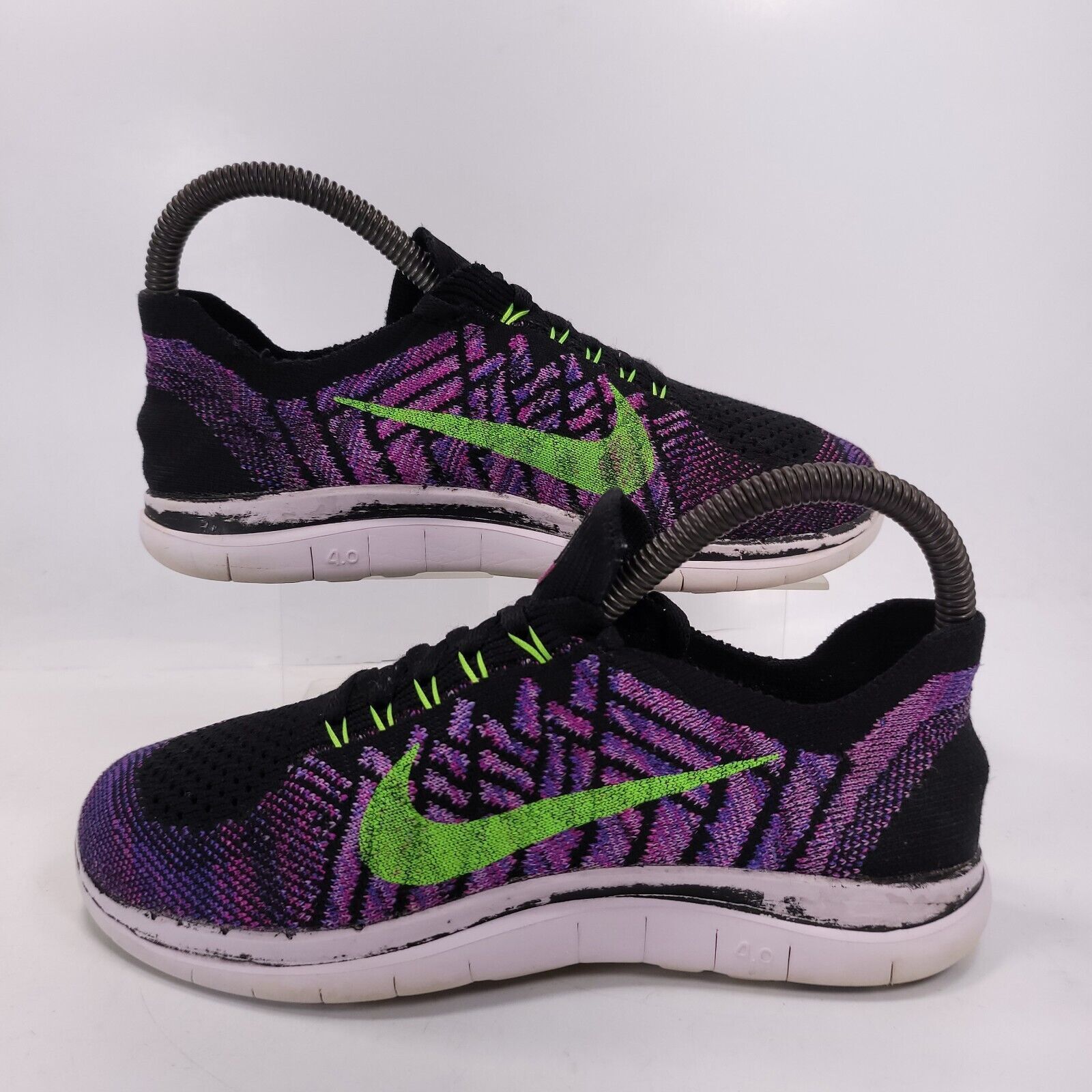 Nike Nike Free 4.0 Flyknit Shoe Womens Size 5.5 717076-003 Black Size US 5.5 / IT 35.5 - 5 Thumbnail