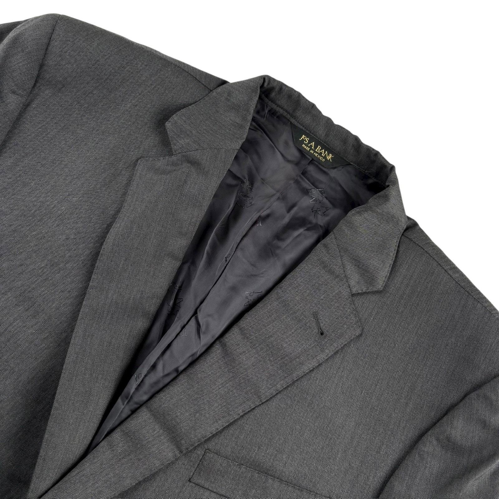 Jos. A. Bank Jos. A. Bank Men’s 100% Wool Blazer Jacket Gray • 44R Size 44R - 1 Thumbnail