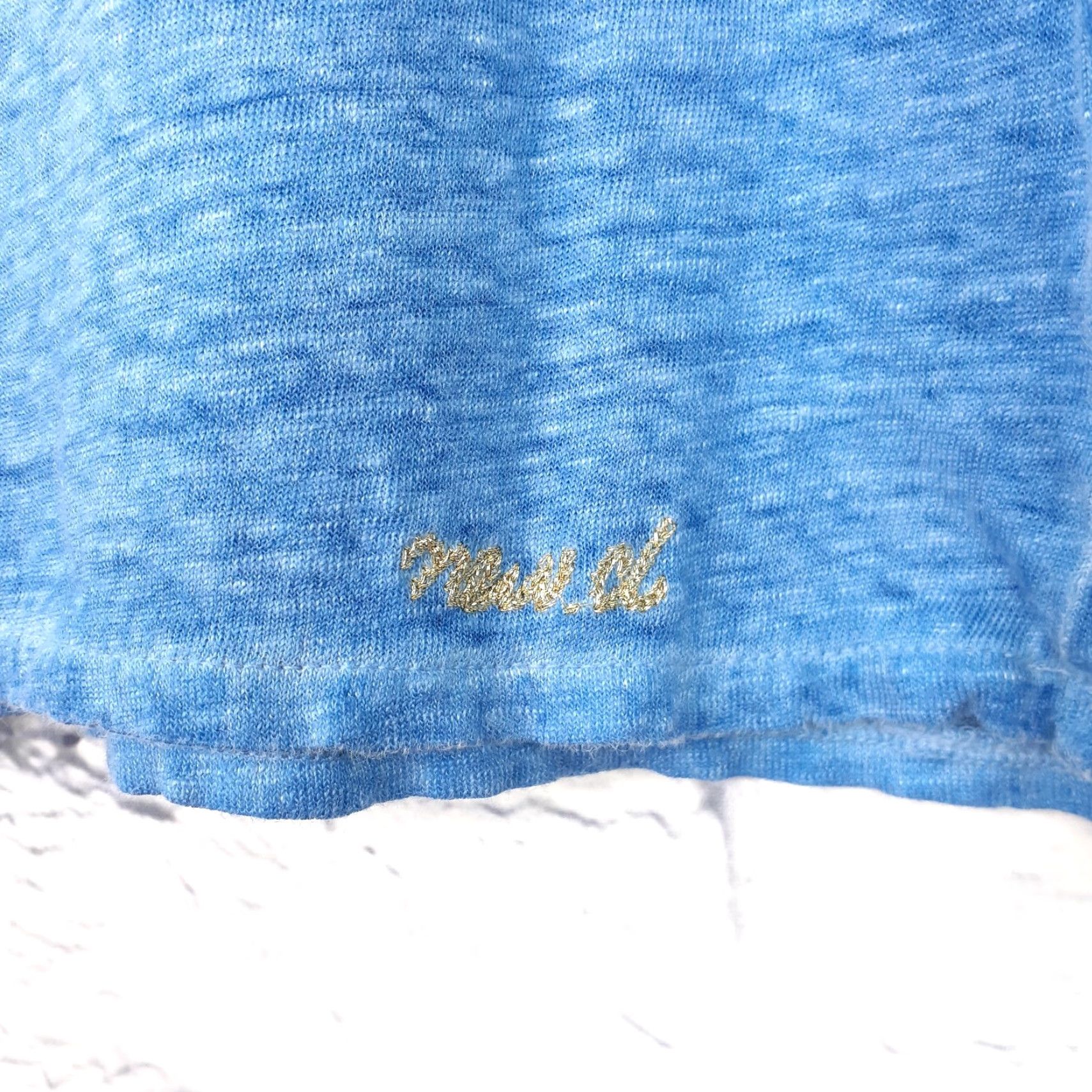 Gerard Darel Gerard Darel Tank Top Scoop Neck Blue Linen Womens Size S Small Size S / US 4 / IT 40 - 4 Thumbnail