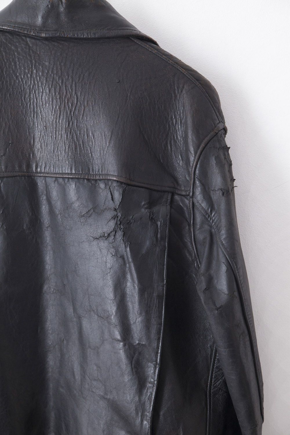 Vintage 1960's French leather rider jacket xx Size US M / EU 48-50 / 2 - 4 Thumbnail