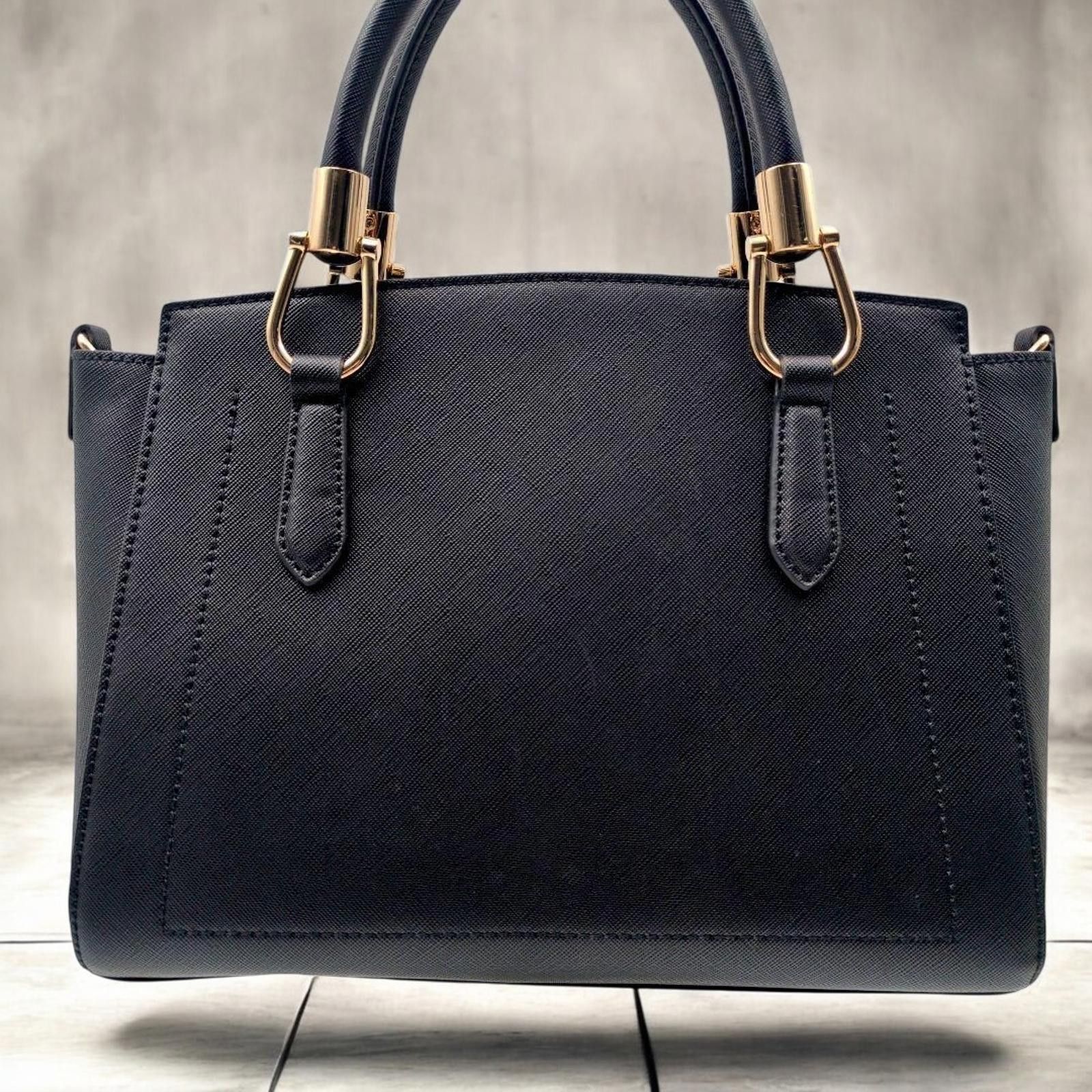 Other Samantha Vega - Women's Black Satchel Bag Size ONE SIZE - 2 Thumbnail
