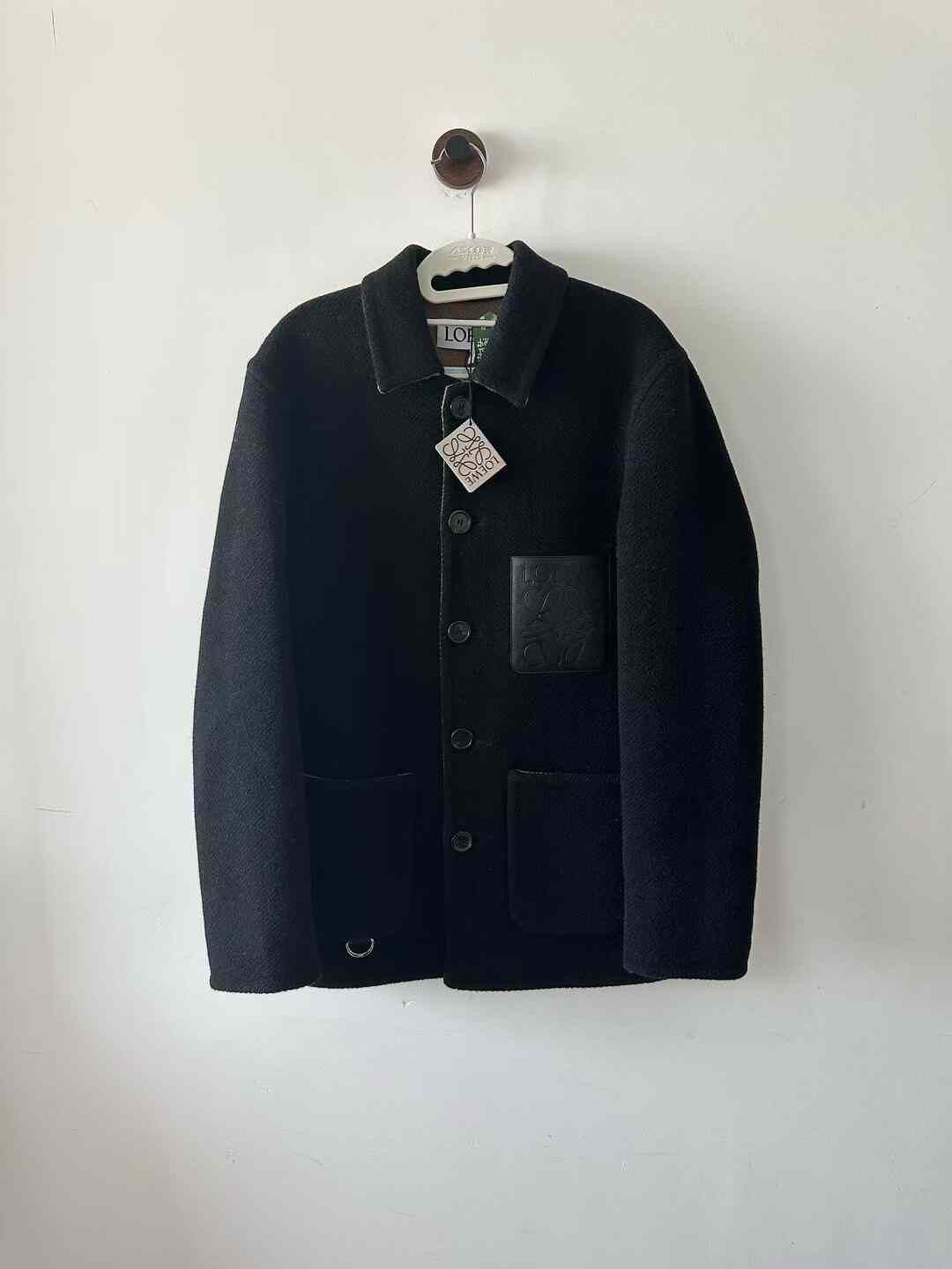 Loewe Loewe Black Wool Coat Size US S / EU 44-46 / 1 - 1 Thumbnail