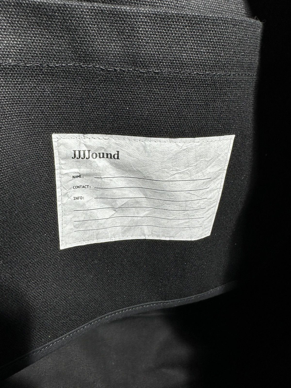JJJJound JJJJound Tote Bag Size ONE SIZE - 5 Thumbnail