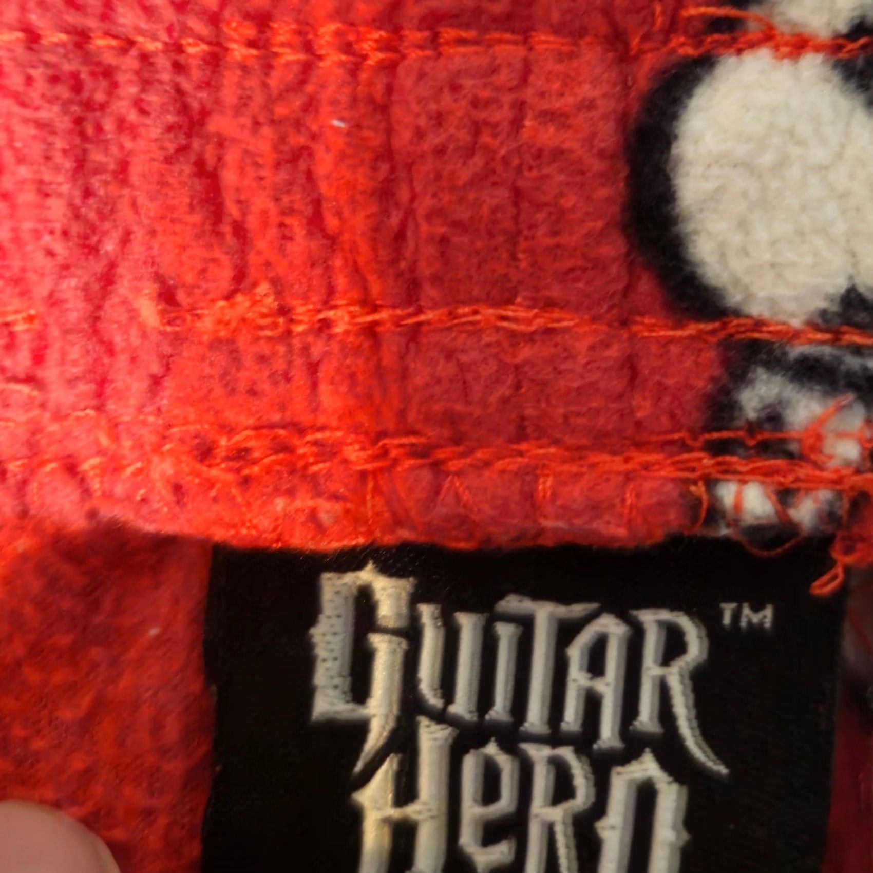 Vintage VINTAGE Guitar Hero Pajama Pants Mens L XL Red Fleece 2008 Activision VTG Gaming Lounge Size US 33 - 4 Thumbnail