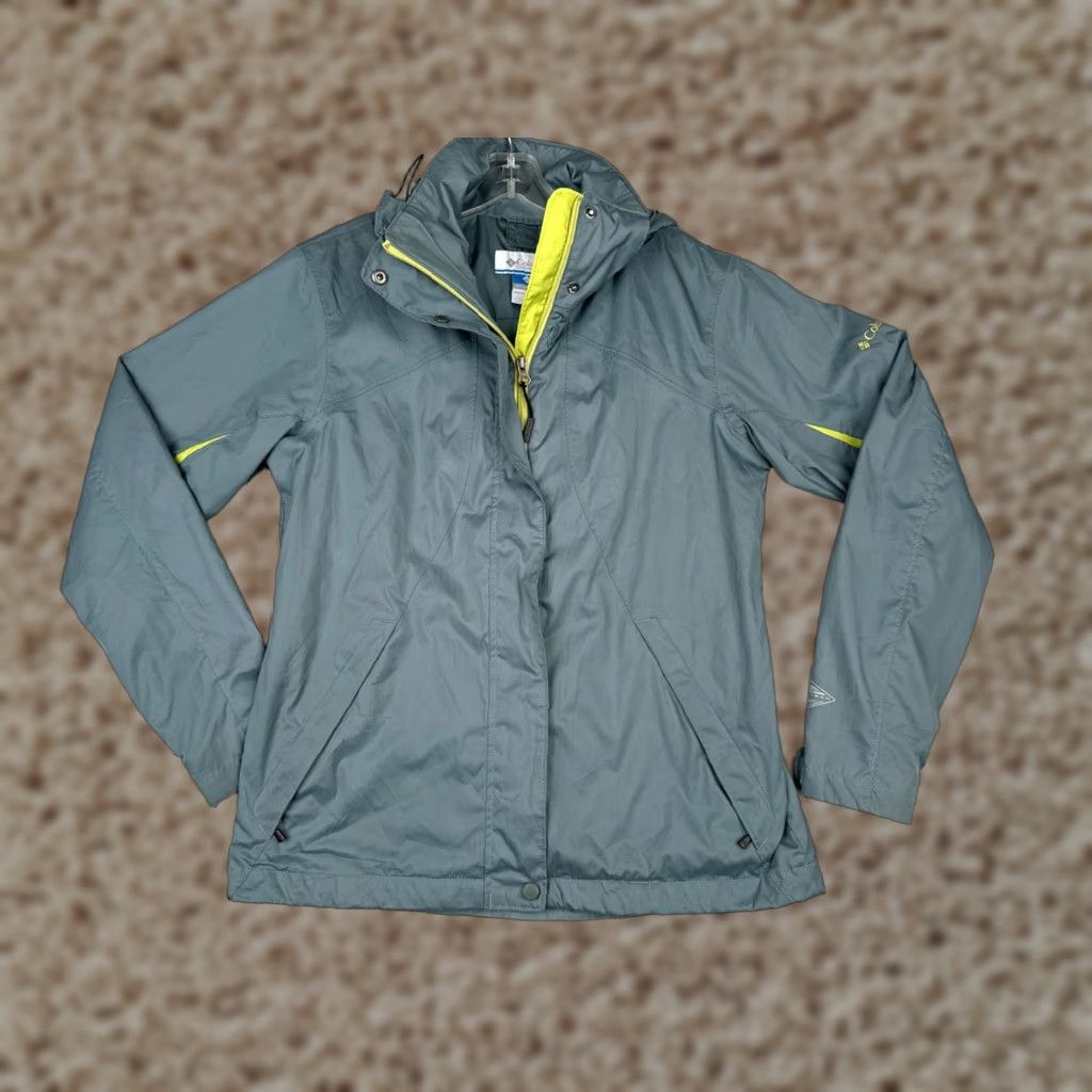 Vintage Columbia Jacket Women Medium Green Interchange 3-in-1 SHELL ONLY Ski Snow Winter Size M / US 6-8 / IT 42-44 - 1 Thumbnail