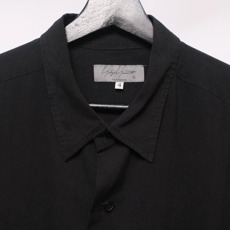 Yohji Yamamoto Yohji Yamamoto 23ss Tencel short sleeve shirt Size US XL / EU 56 / 4 - 2 Thumbnail