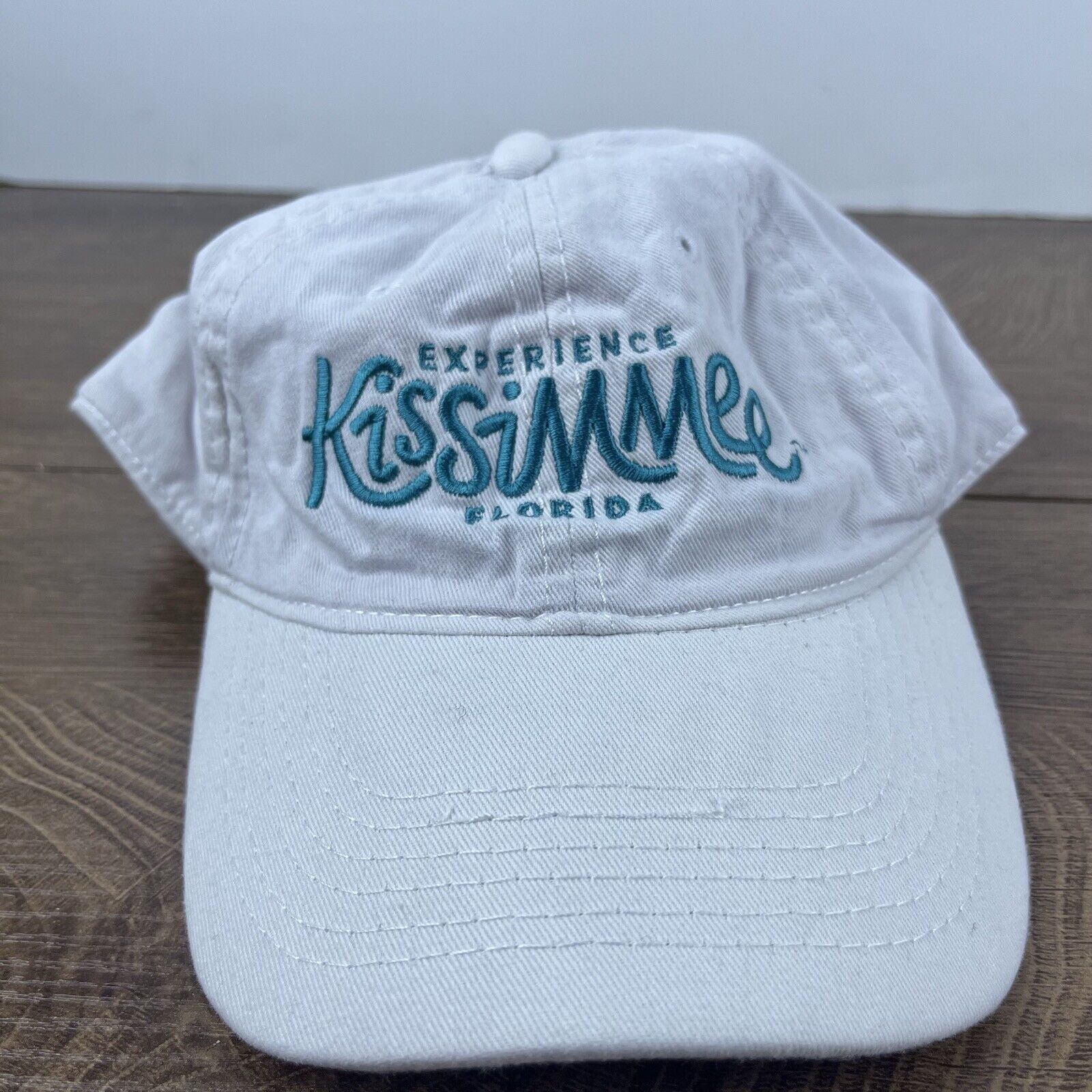 Other Kissimmee Florida Hat White Cap Hat Adjustable Hat White Adu Size ONE SIZE - 2 Thumbnail