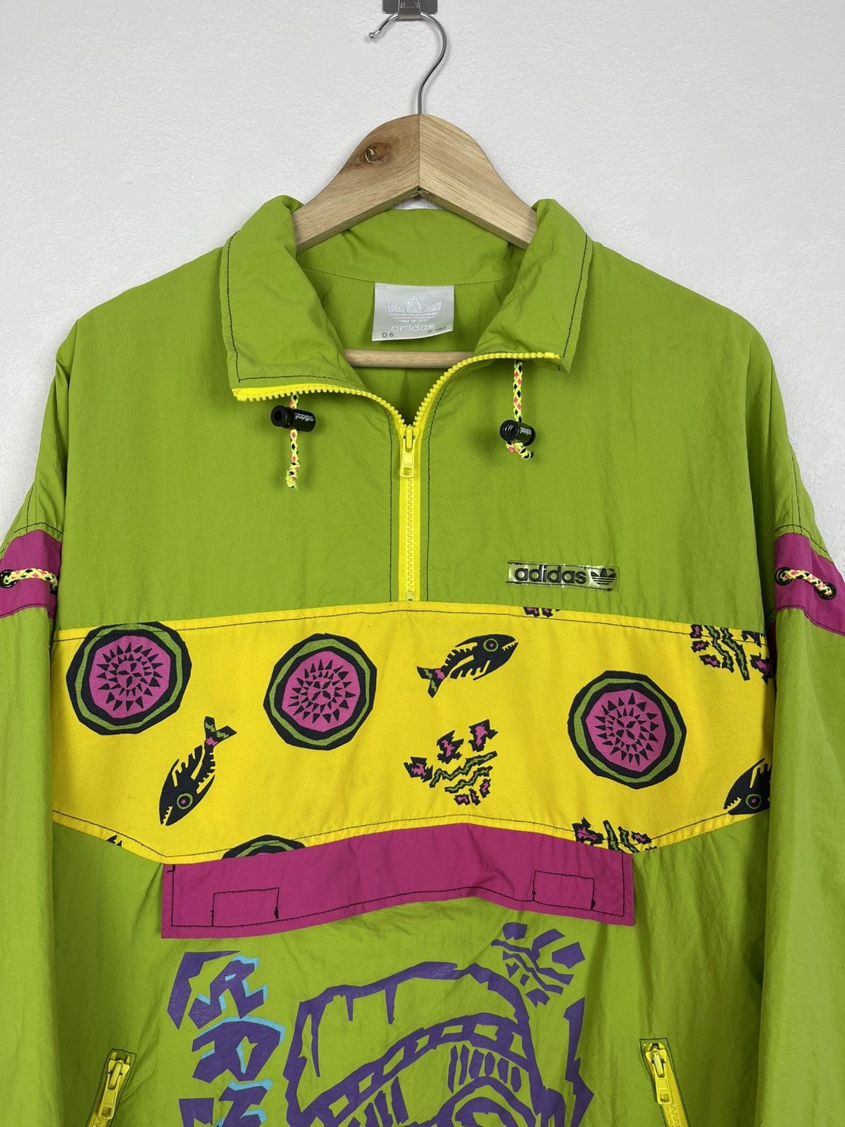 Adidas × Vintage 90s Vintage Adidas Rare Lightweight Jacket Size US M / EU 48-50 / 2 - 2 Thumbnail