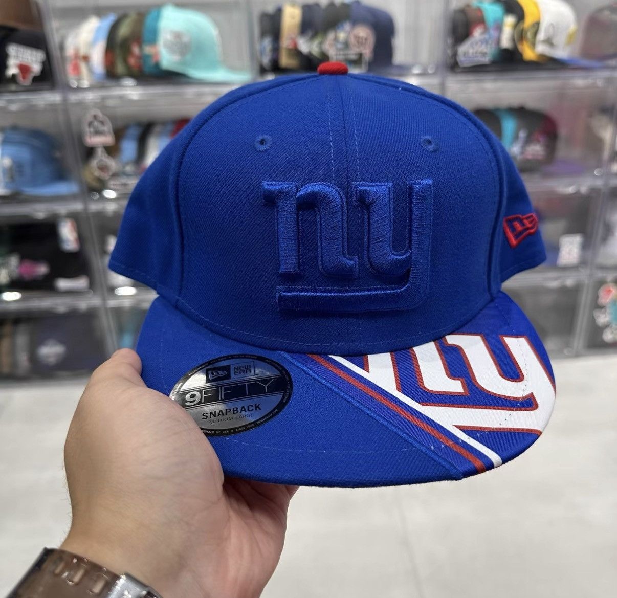 New Era New Era NFL New York Giants Flat Brim Baseball Cap J32 Size ONE SIZE - 1 Thumbnail