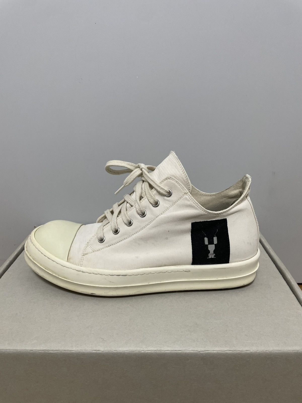 Rick Owens Rick Owens Ramones low white Size US 9 / EU 42 - 3 Thumbnail