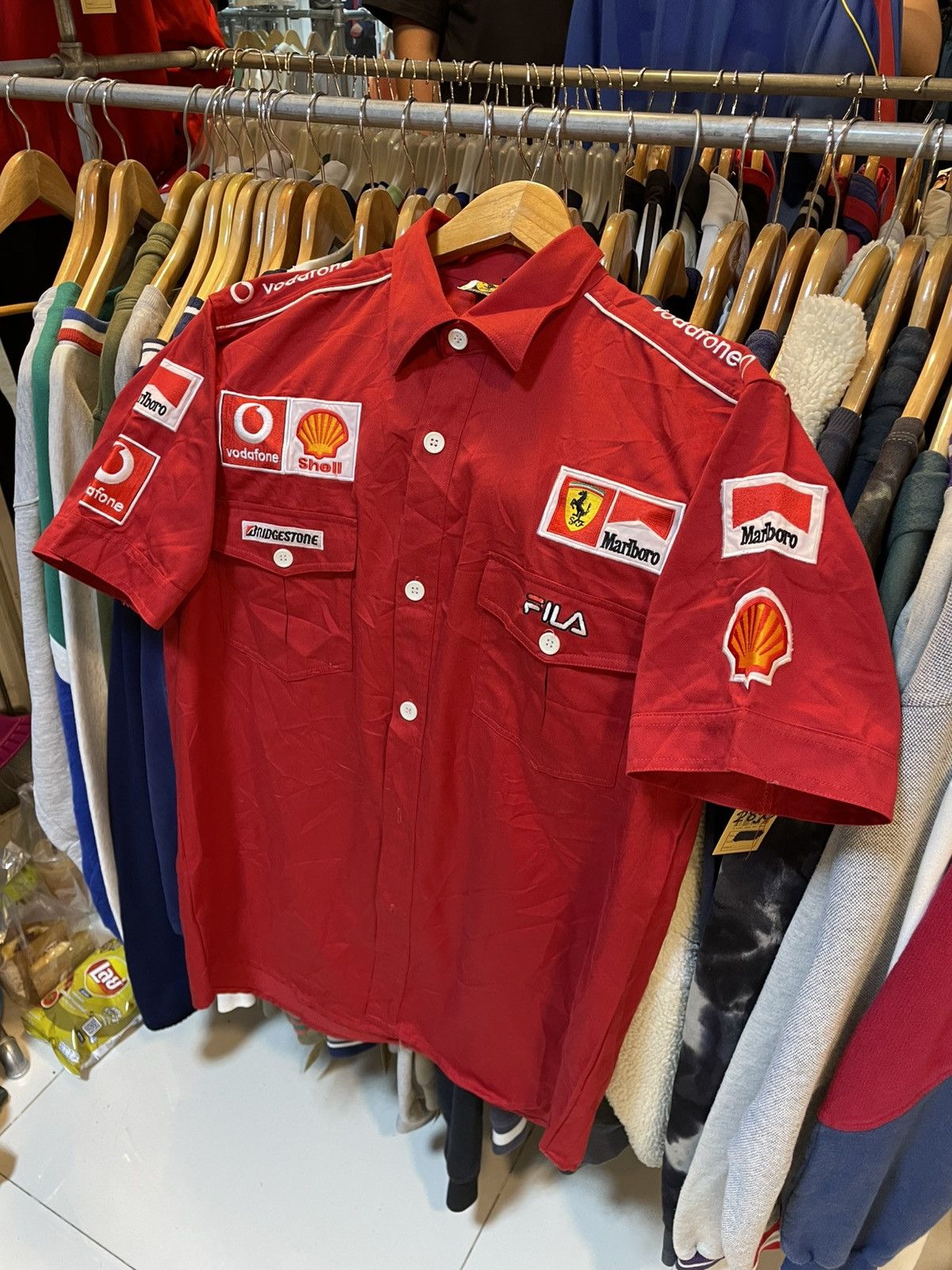 Ferrari Y2K F1 Ferrari Buttons-Up Shirt Size US L / EU 52-54 / 3 - 1 Thumbnail
