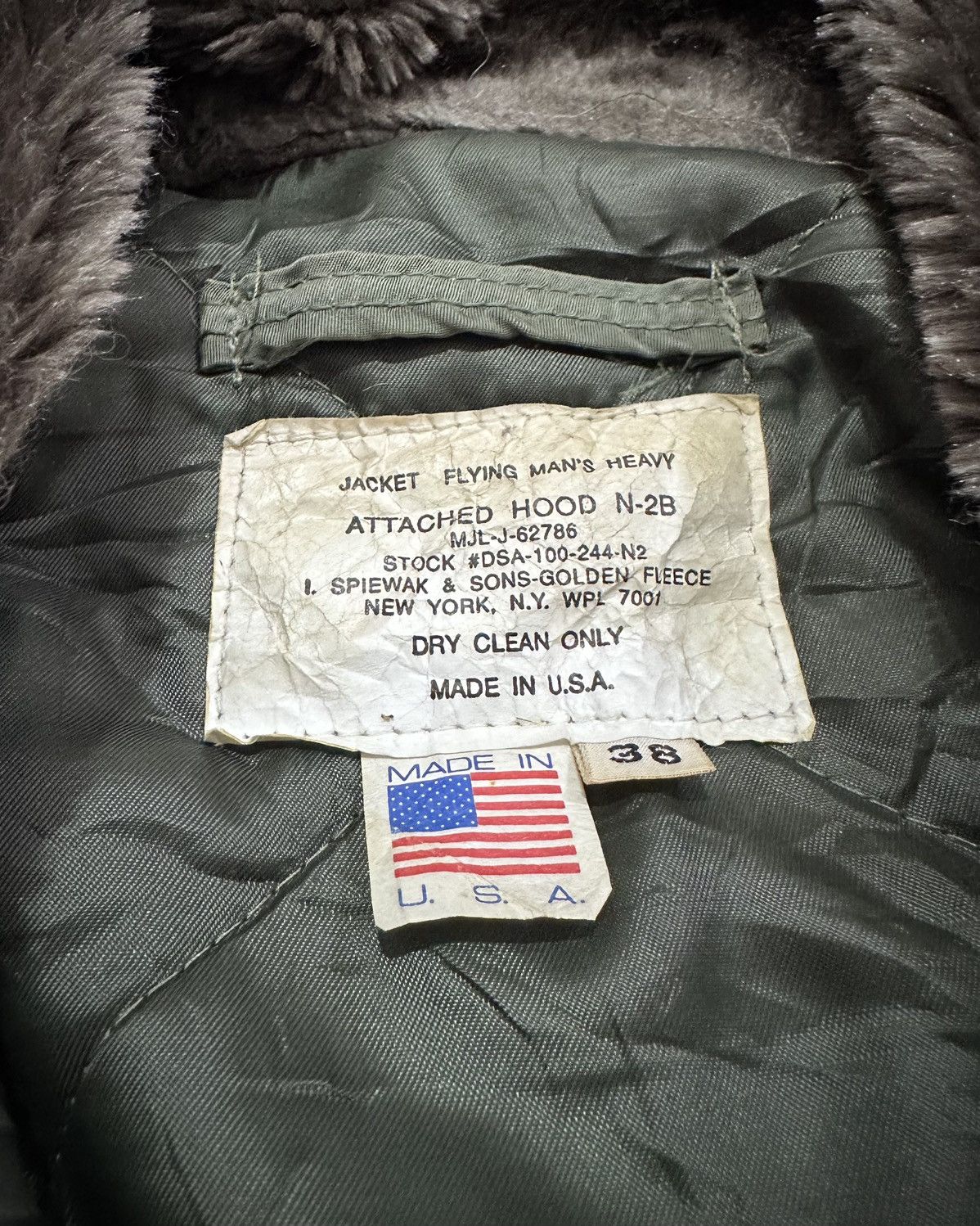 I. Spiewak And Sons I. Spiewak & Sons Attached Hood N-2B Jacket Vintage Size US M / EU 48-50 / 2 - 8 Thumbnail