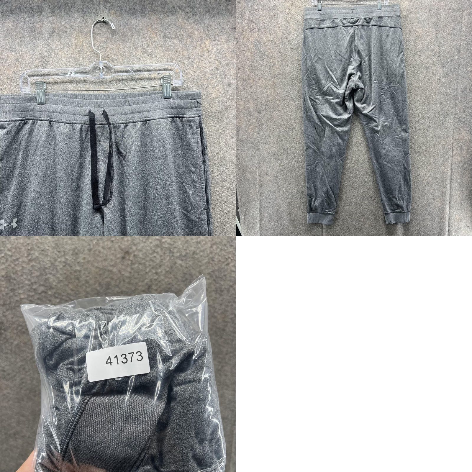 Under Armour Under Armour Jogger Pants Mens XL Gray Knit Elastic Waist Pockets Athletic Size US 36 / EU 52 - 8 Thumbnail