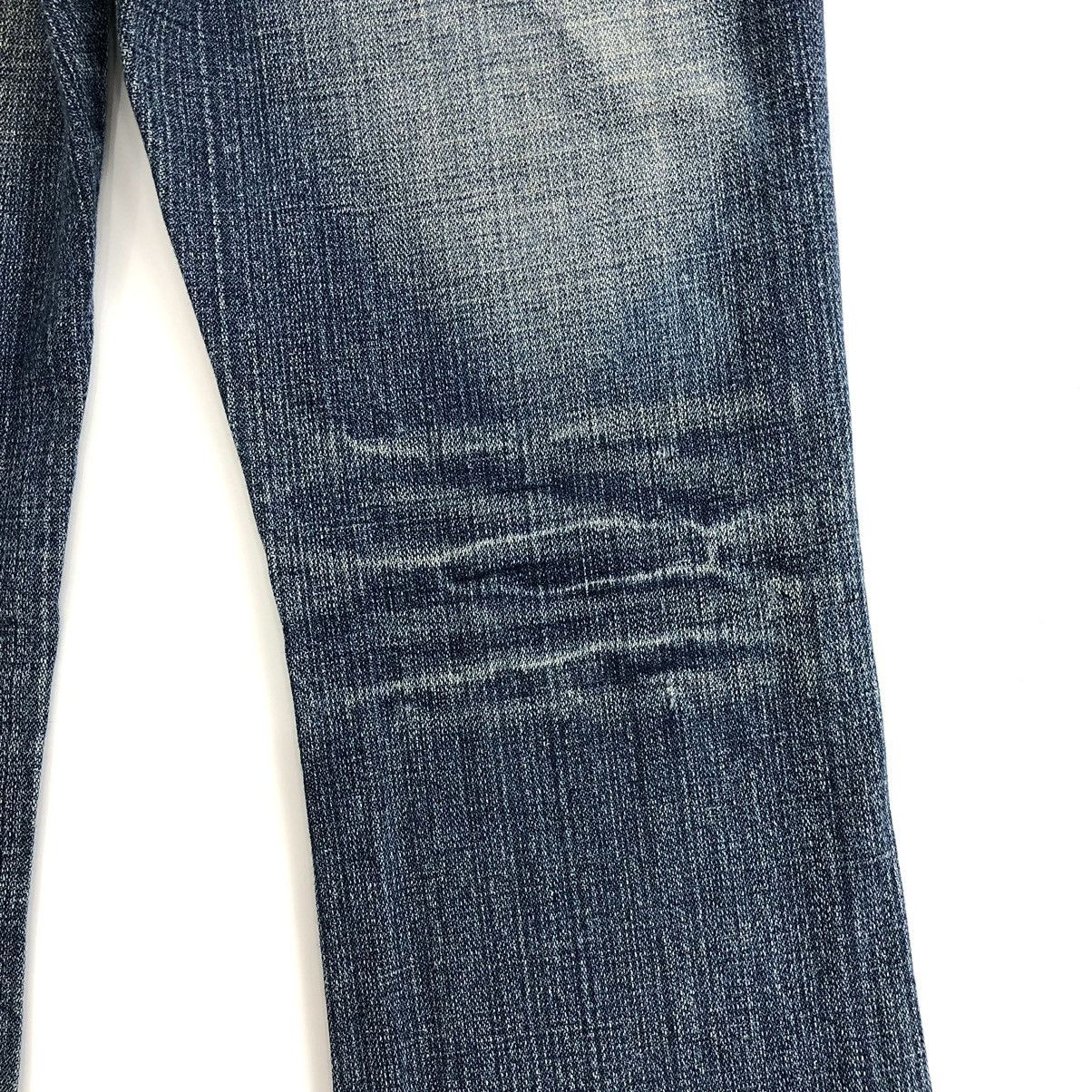 If Six Was Nine × Japanese Brand × Le Grande Bleu (L.G.B.) Y2K Clef de Sol Flared Jeans Distressed Bootcut Denim Pants Size 29" - 17 Thumbnail