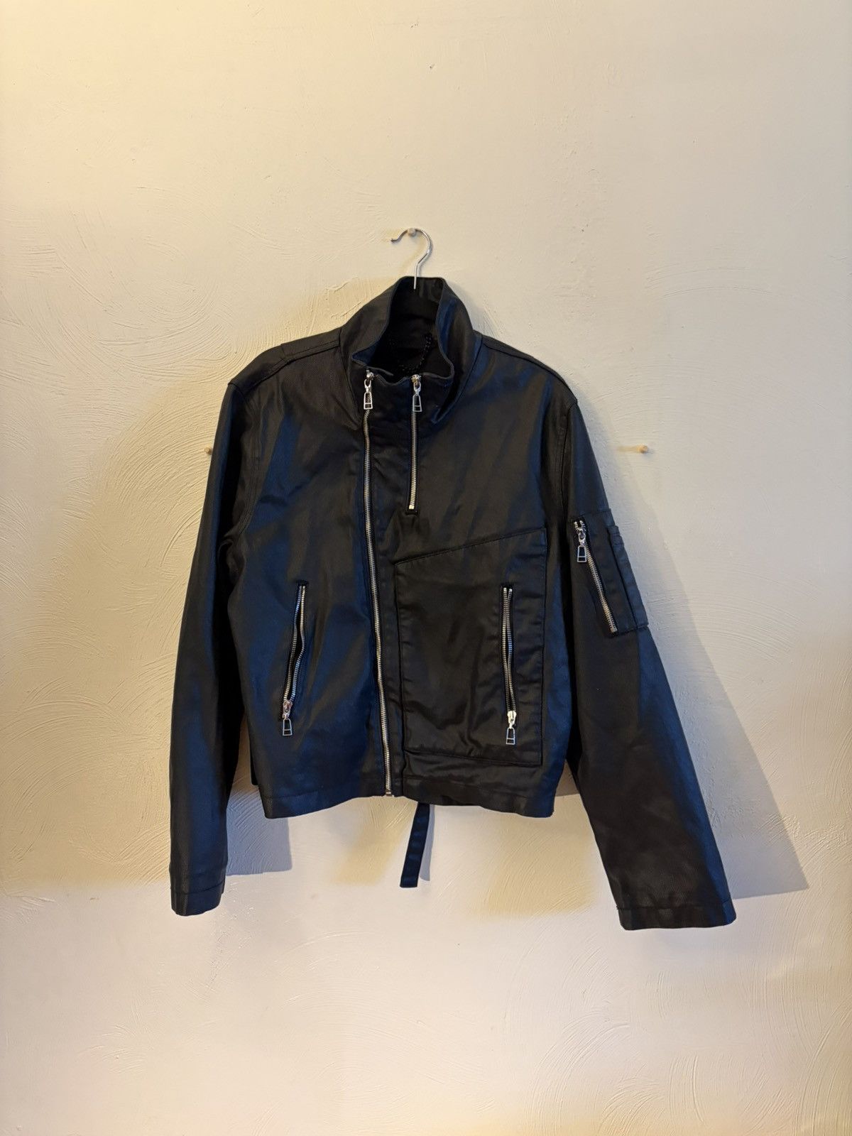 Etelier Gallery × Somar Somar Peril Waxed Denim Moto Jacket | Grailed