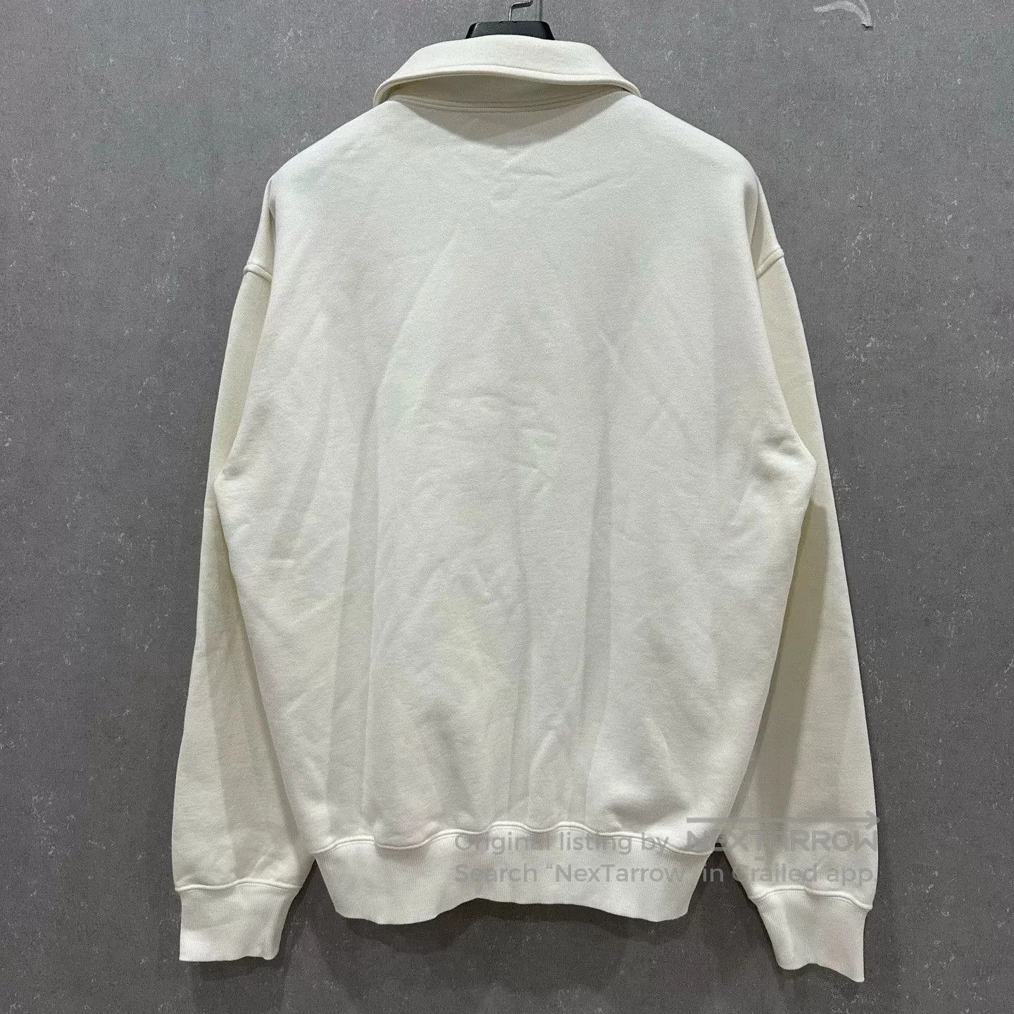 Dior Dior White Logo Embroidered Half-Zip Sweatshirt. Size US M / EU 48-50 / 2 - 5 Thumbnail