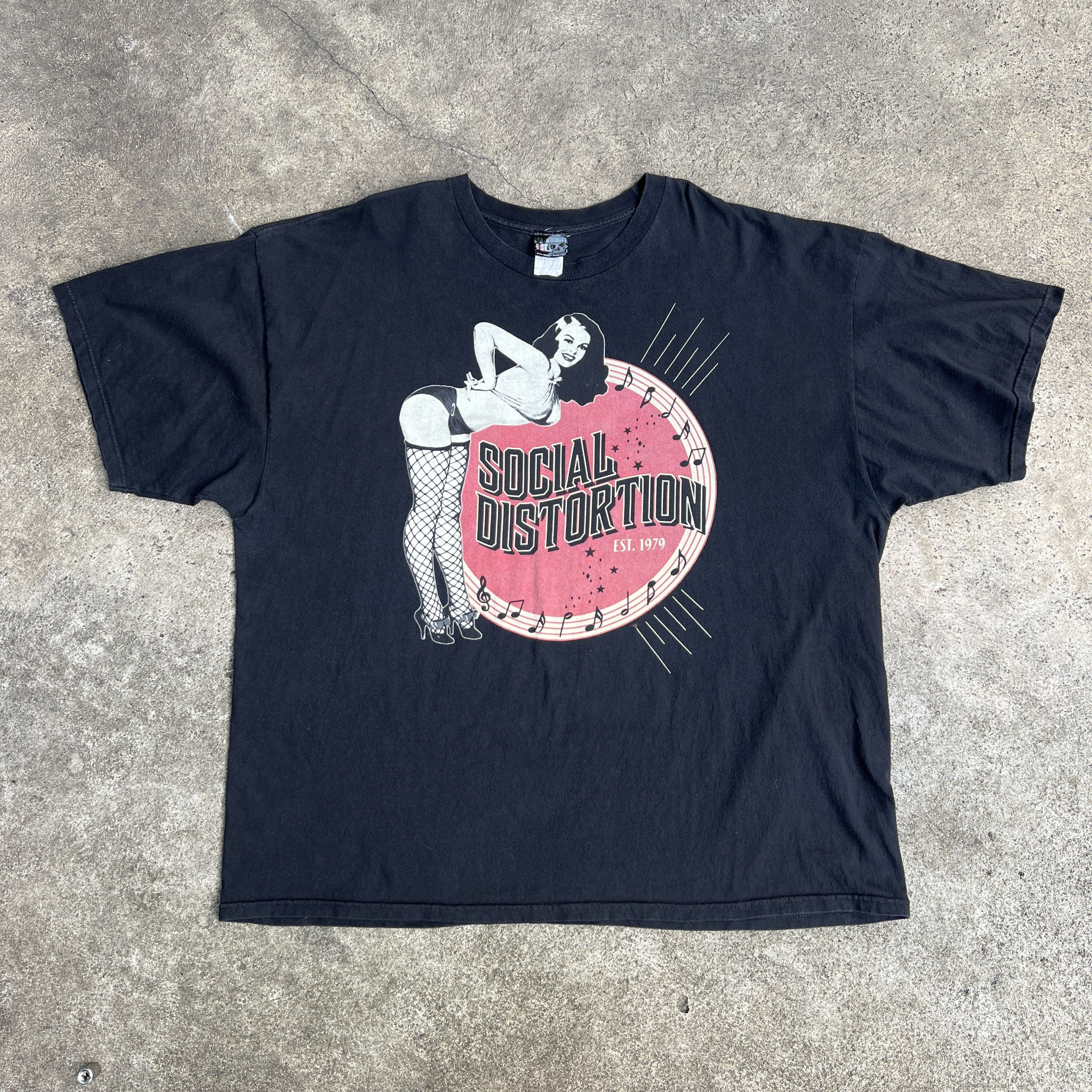 Band Tees Vintage Social Distortion 1979 Promo Tee 3XL oversized Size US XXL / EU 58 / 5 - 4 Thumbnail