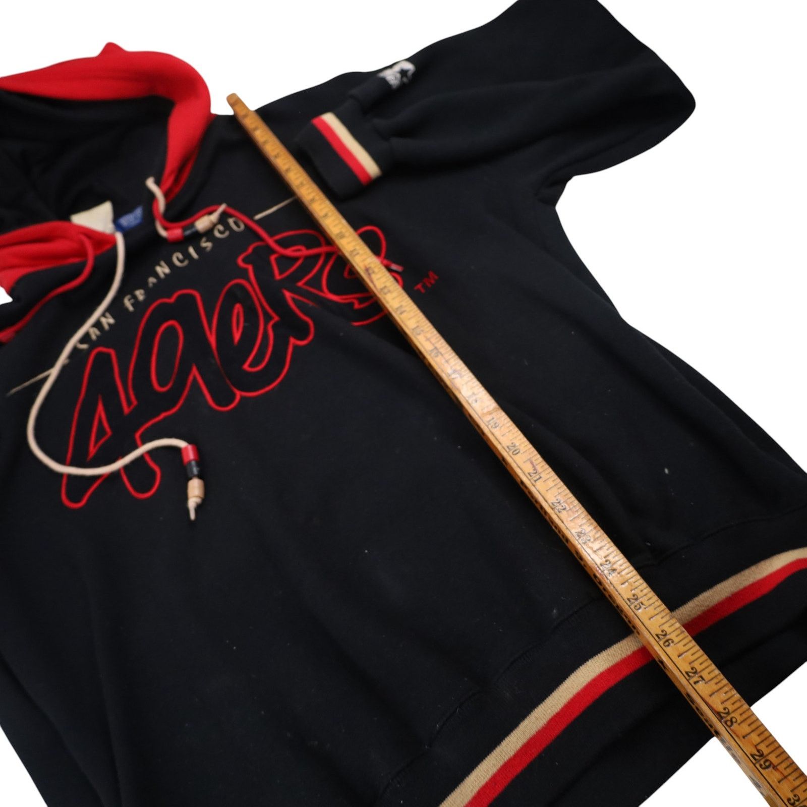 NFL × Starter × Vintage Vintage 90s Starter San Francisco 49ers Double Hood Hoodie Size US L / EU 52-54 / 3 - 11 Thumbnail