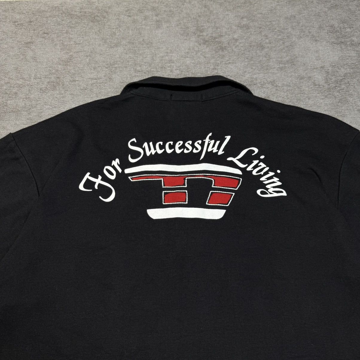 Diesel Vintage Y2K Diesel For Successful Living polos t-shirt Size US L / EU 52-54 / 3 - 5 Thumbnail