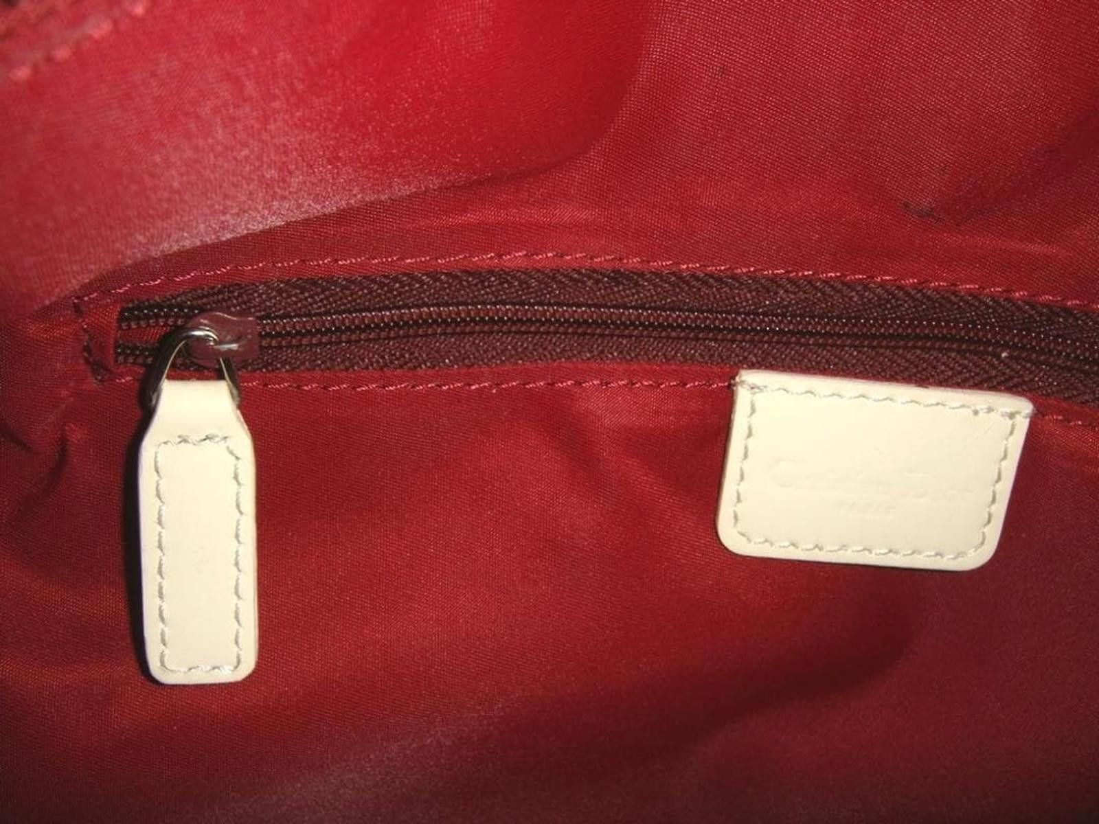 Dior Dior - Vintage Red Monogram Canvas Travel Bag Size ONE SIZE - 8 Thumbnail