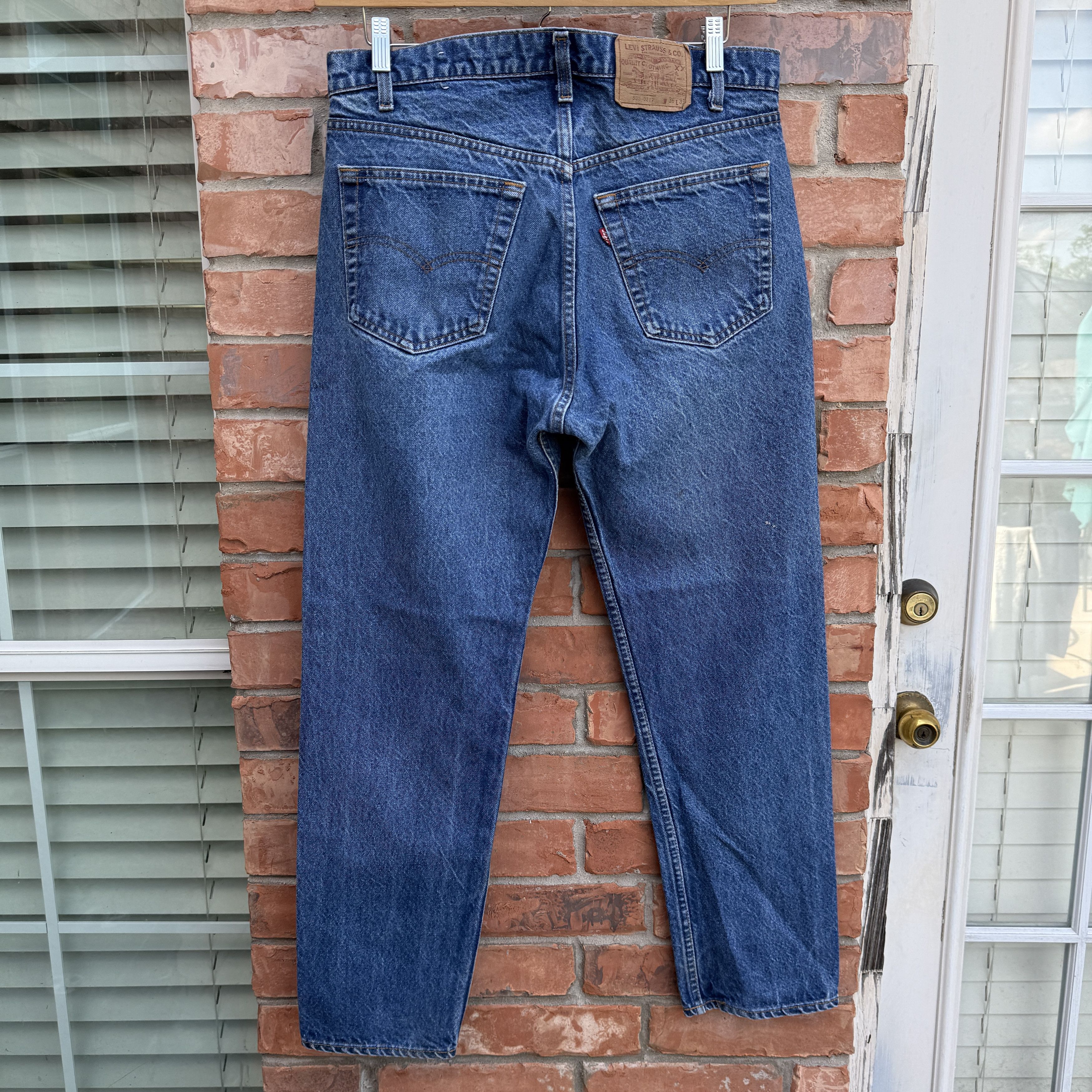Levi's Vintage 80s Levis 505 Blue Denim Made in USA Jeans Size US 34 / EU 50 - 5 Thumbnail