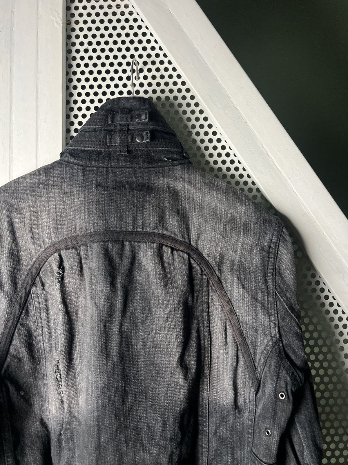 If Six Was Nine In The Attic Bondage Biker Denim Jacket Vkei Lgb style Size US L / EU 52-54 / 3 - 4 Thumbnail