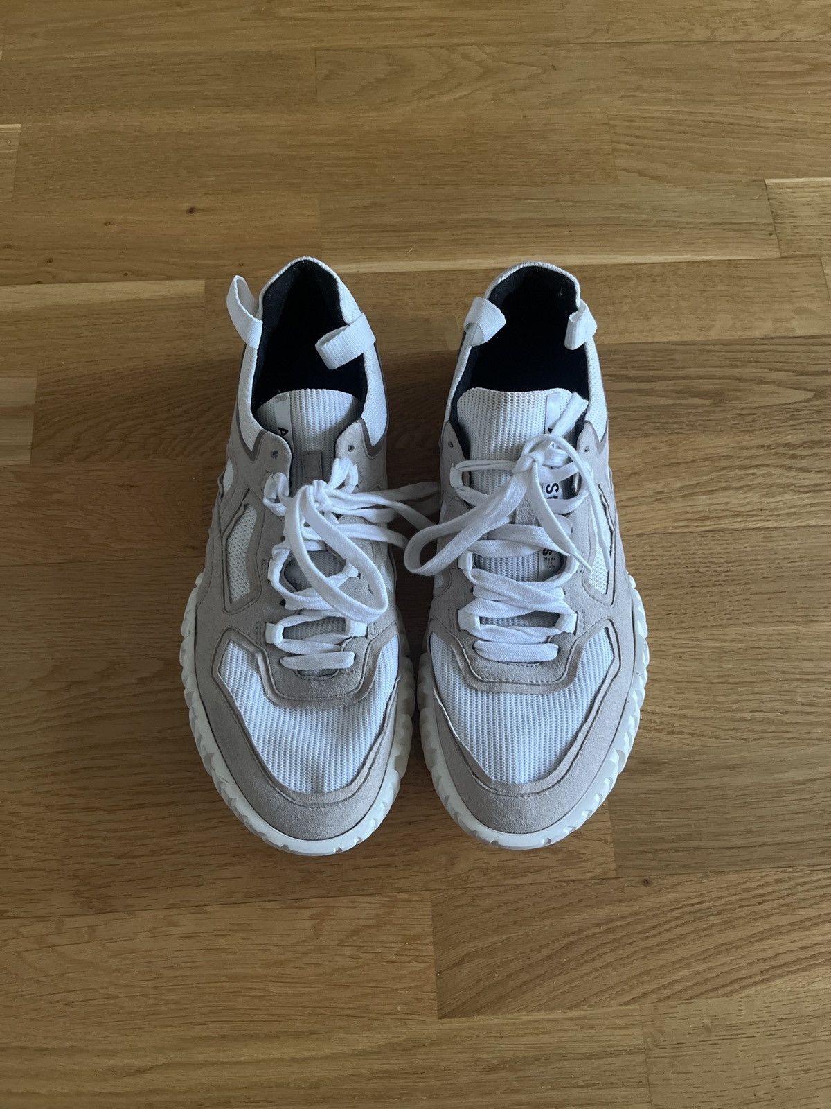 Acne Studios $500 Berun M sneakers in white/beige multi Size US 11 / EU 44 - 3 Thumbnail