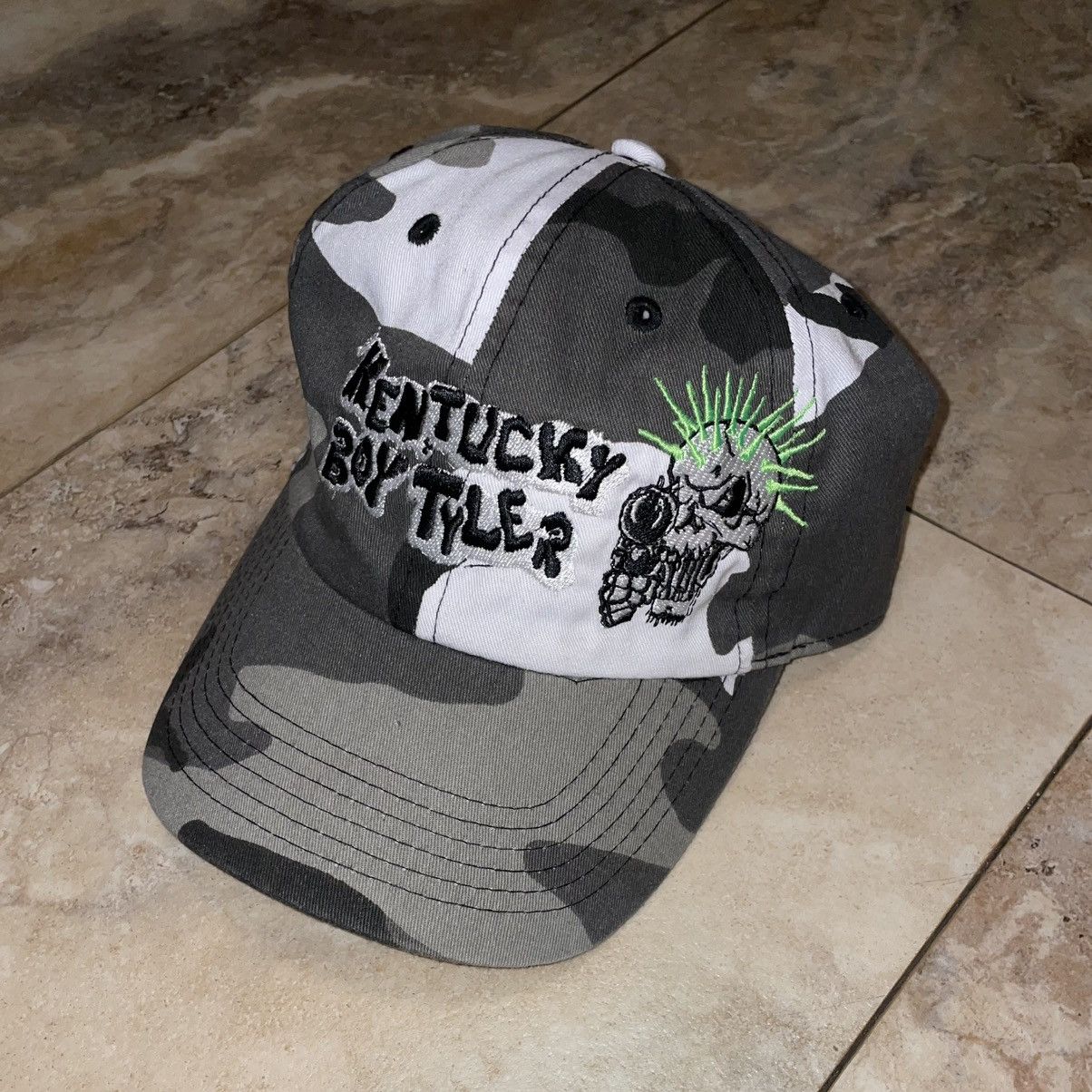 Kentucky Boy Tyler After Party Grey Camo Hat OS Strapback