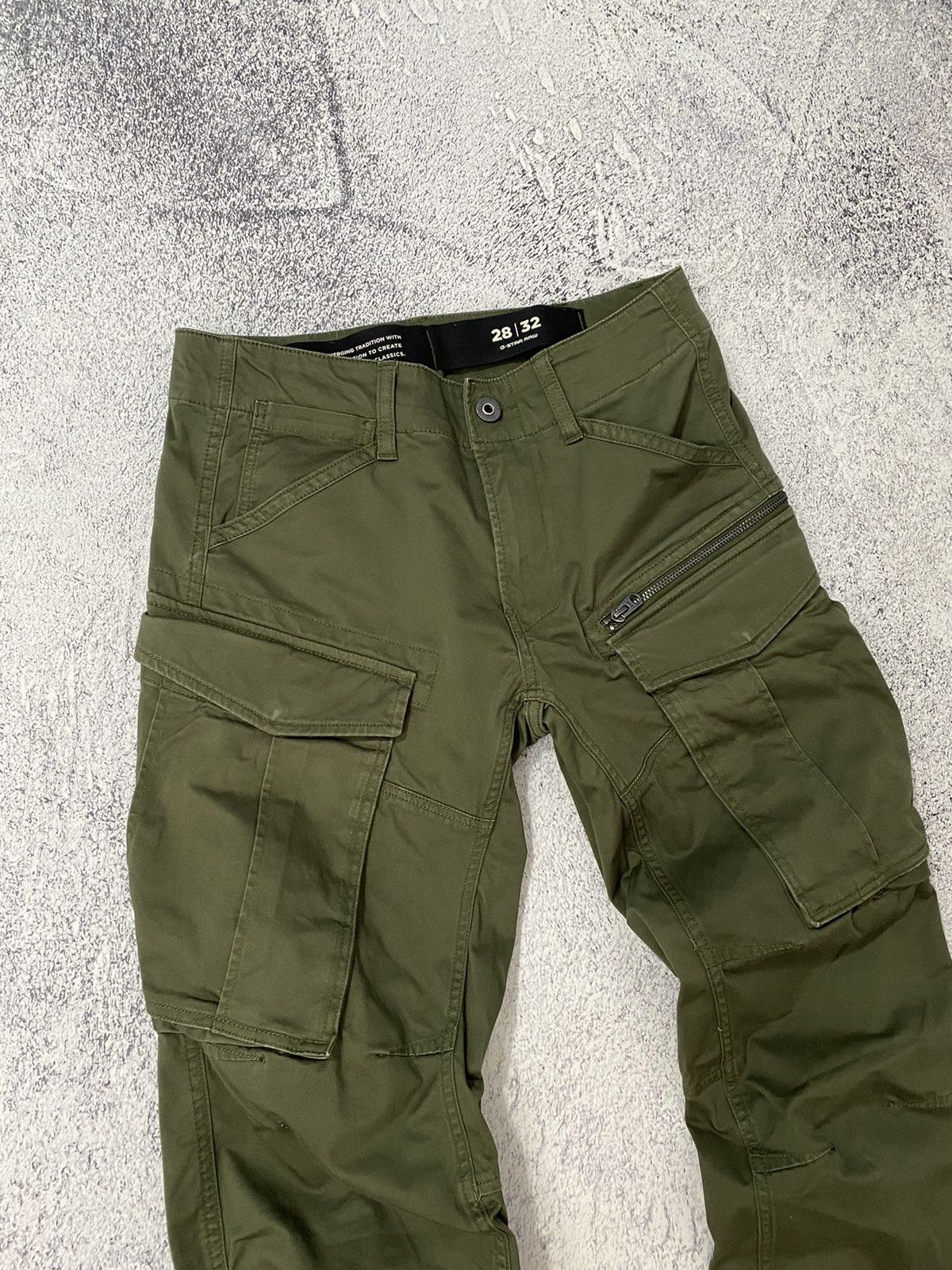 G-Star G-Star Raw Rovic Zip 3D Regular Tapered Cargo Utility Pants Size US 28 / EU 44 - 4 Thumbnail