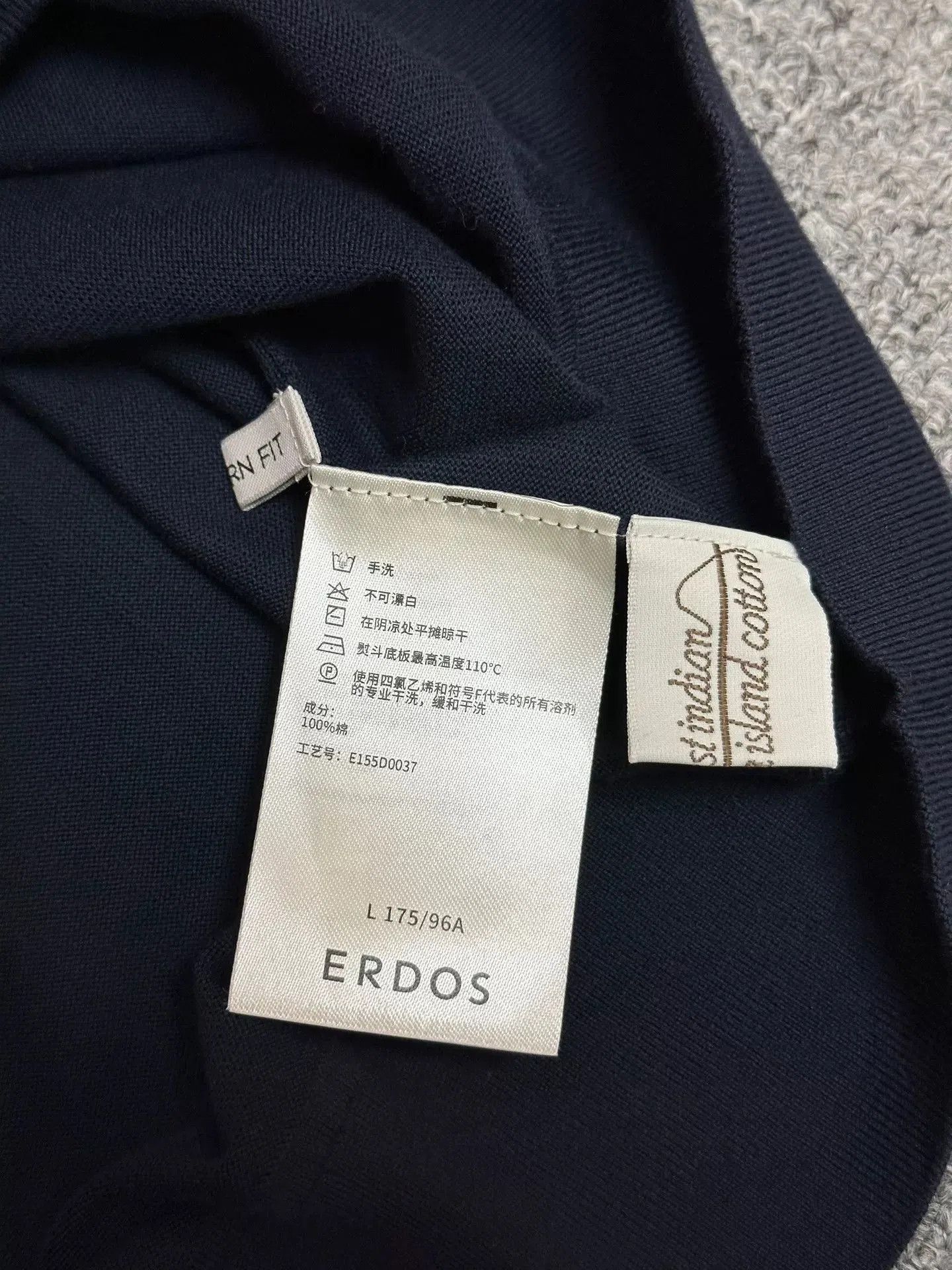 Other ERDOS 2025 SS Round Neck Short Sleeve T. Size US L / EU 52-54 / 3 - 4 Thumbnail