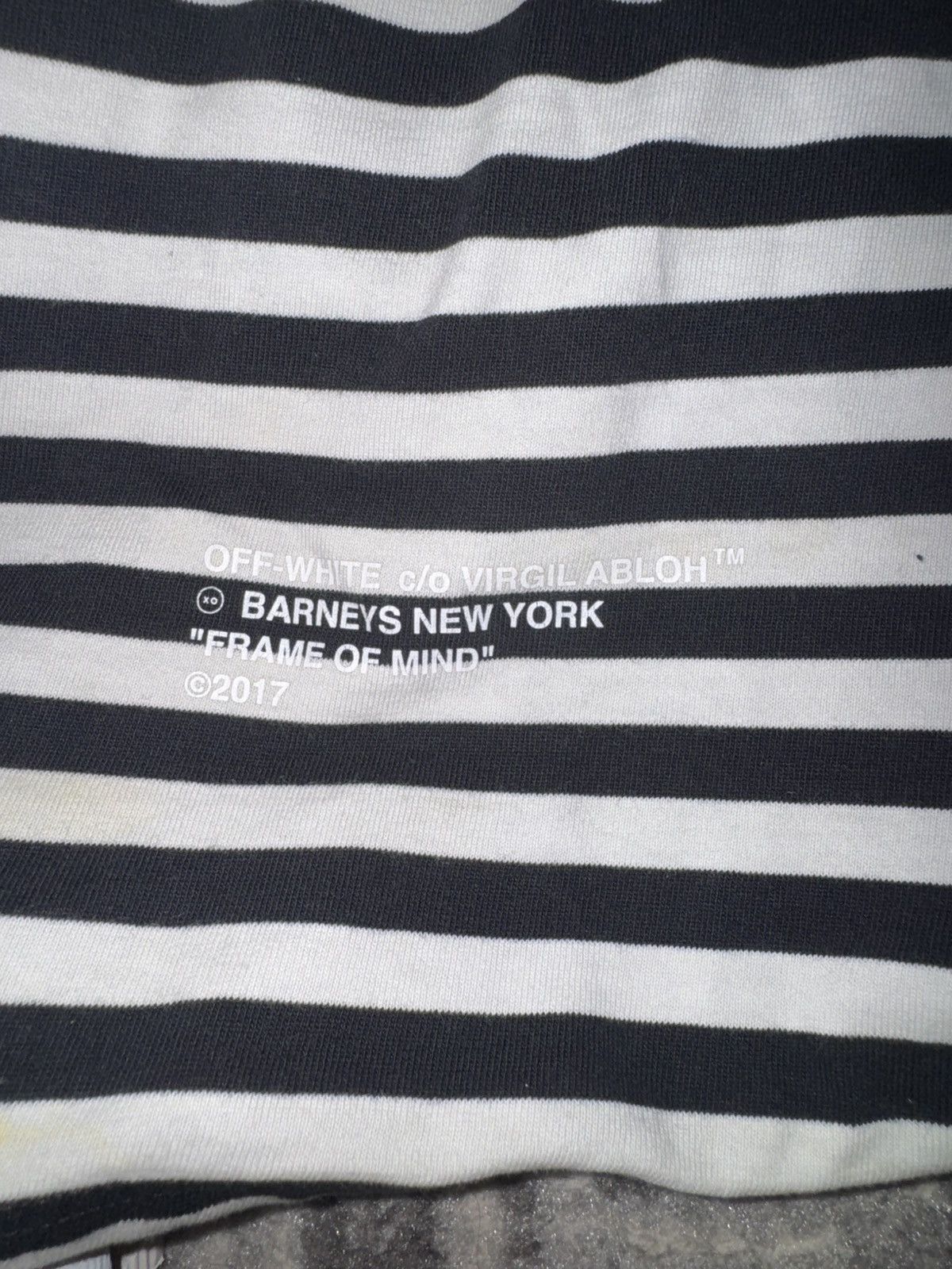 Off-White Off-White x Barneys Longsleeve Size US S / EU 44-46 / 1 - 9 Thumbnail