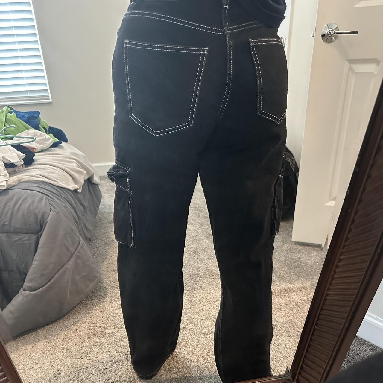 Bershka Bershka Black Pocket Denim Size 28" / US 6 / IT 42 - 6 Thumbnail