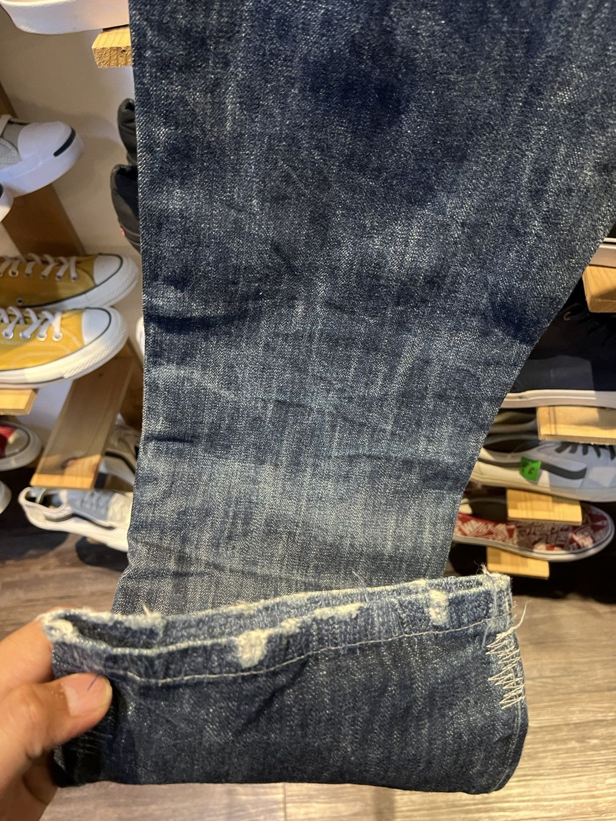 Vintage Vintage exscape Style Distressed Jeans Size US 32 / EU 48 - 9 Thumbnail