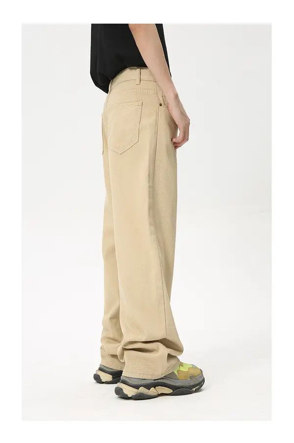 Japanese Brand Tamaki x Rina Vintage Khaki Casual Wide Leg Jeans Size US 32 / EU 48 - 3 Thumbnail