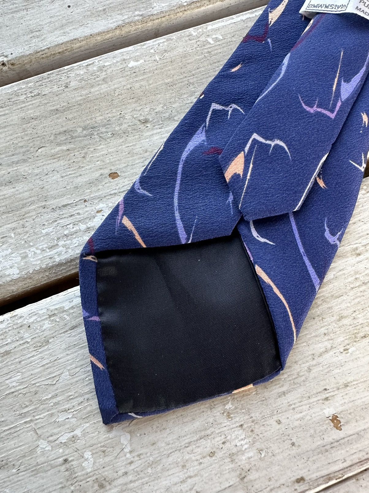 AlphaStyle × BMW × Vintage VINTAGE 90s BMW M STYLE TIE made in italy 4.4 gang Size ONE SIZE - 2 Thumbnail