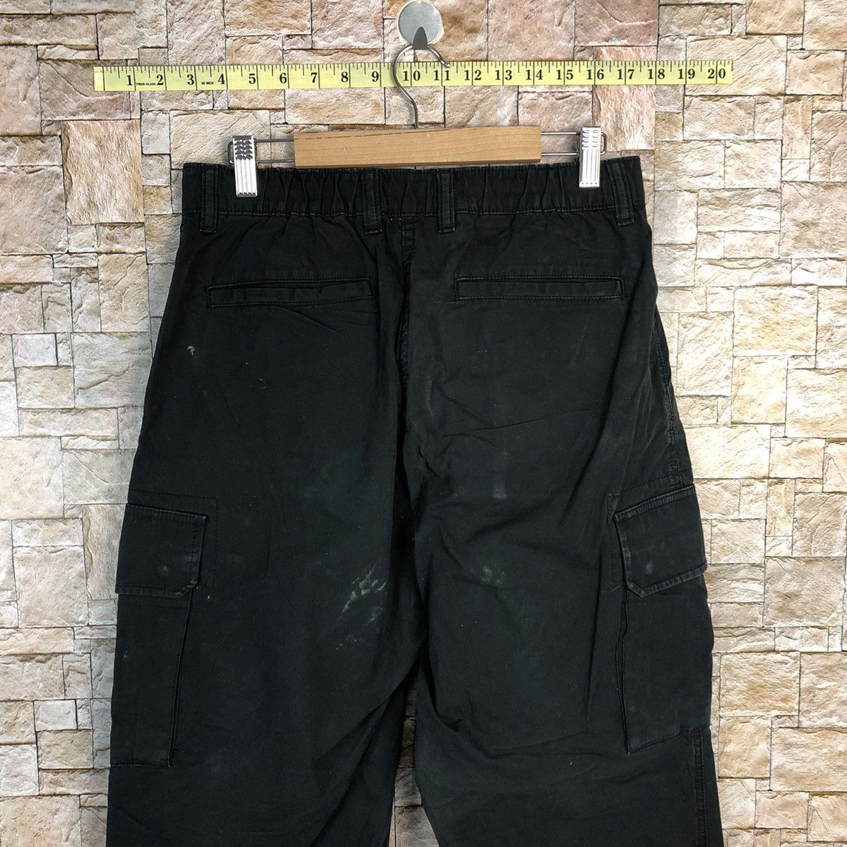 Japanese Brand Uniqlo Dark Blue Cargo Multipocket Pants #A445 Size US 28 / EU 44 - 12 Thumbnail