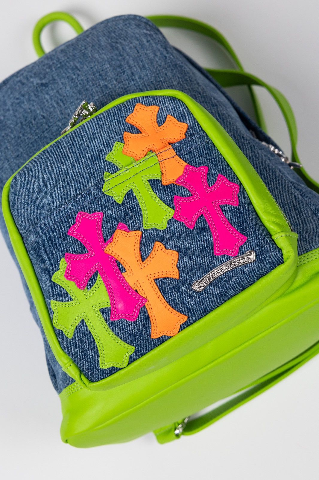 Chrome Hearts Chrome Hearts Mini 7th Grade Denim Backpack Size ONE SIZE - 3 Thumbnail