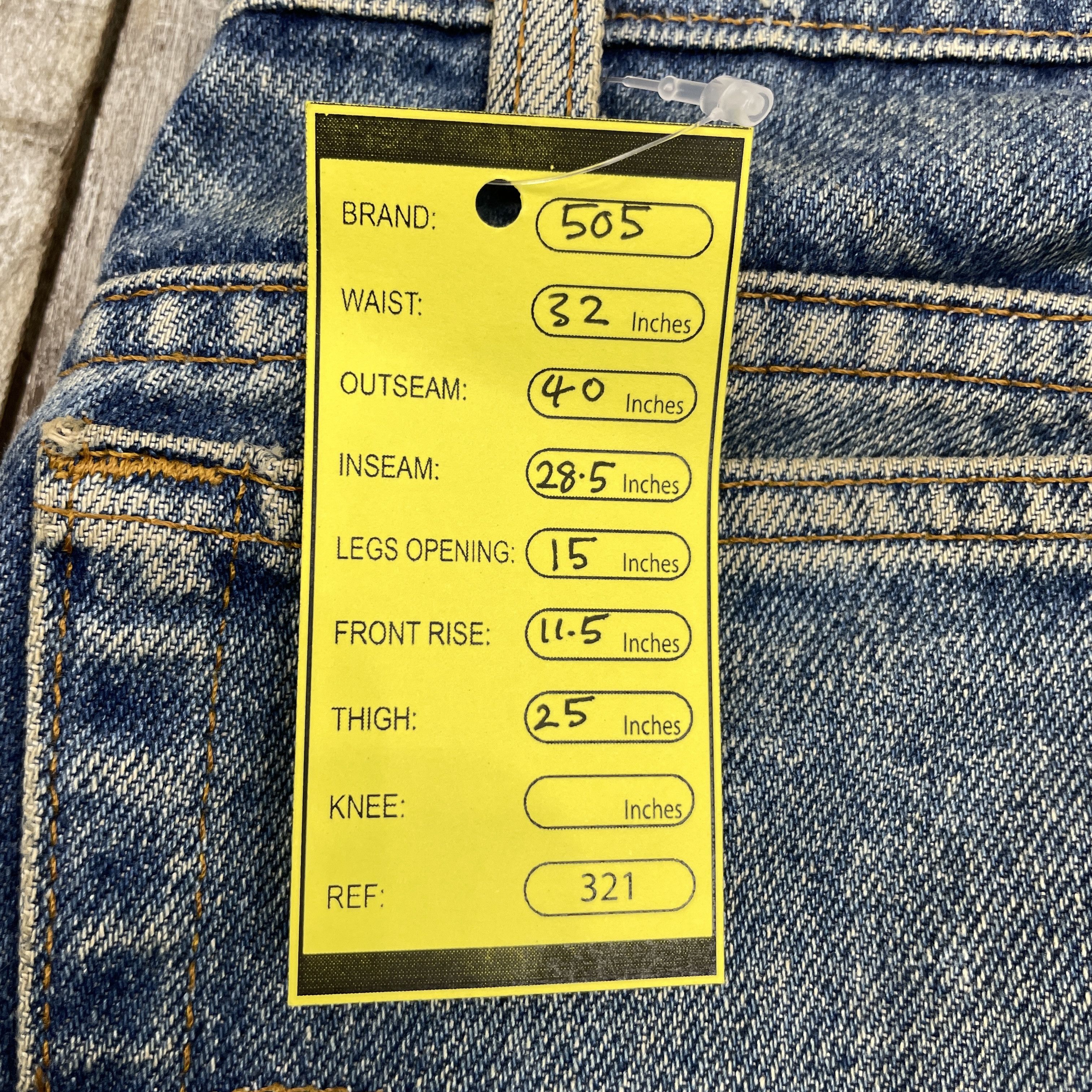 Levi's Vintage Levi's 505 Faded Blue Jeans -WC321 Size US 32 / EU 48 - 10 Thumbnail
