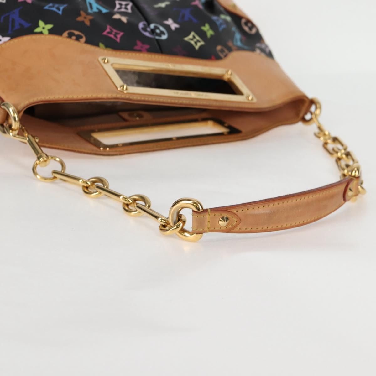 Louis Vuitton LOUIS VUITTON Monogram Multicolor Judy MM Bag Black M40256 Size ONE SIZE - 7 Thumbnail