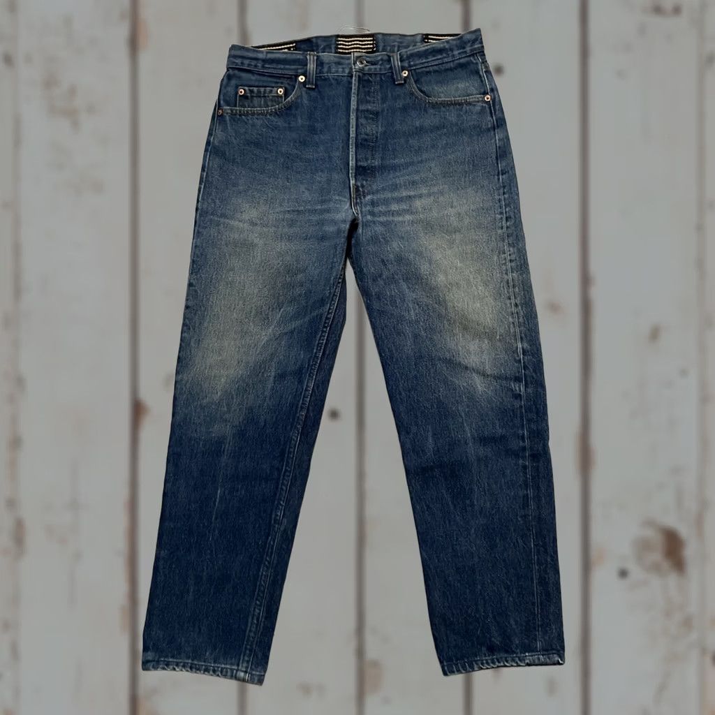 Levi's VINTAGE Levi’s 501 Jeans Denim Medium Blue 34x30 Made USA 90s 34x30 Mens Leather? No. Size US 34 / EU 50 - 1 Thumbnail