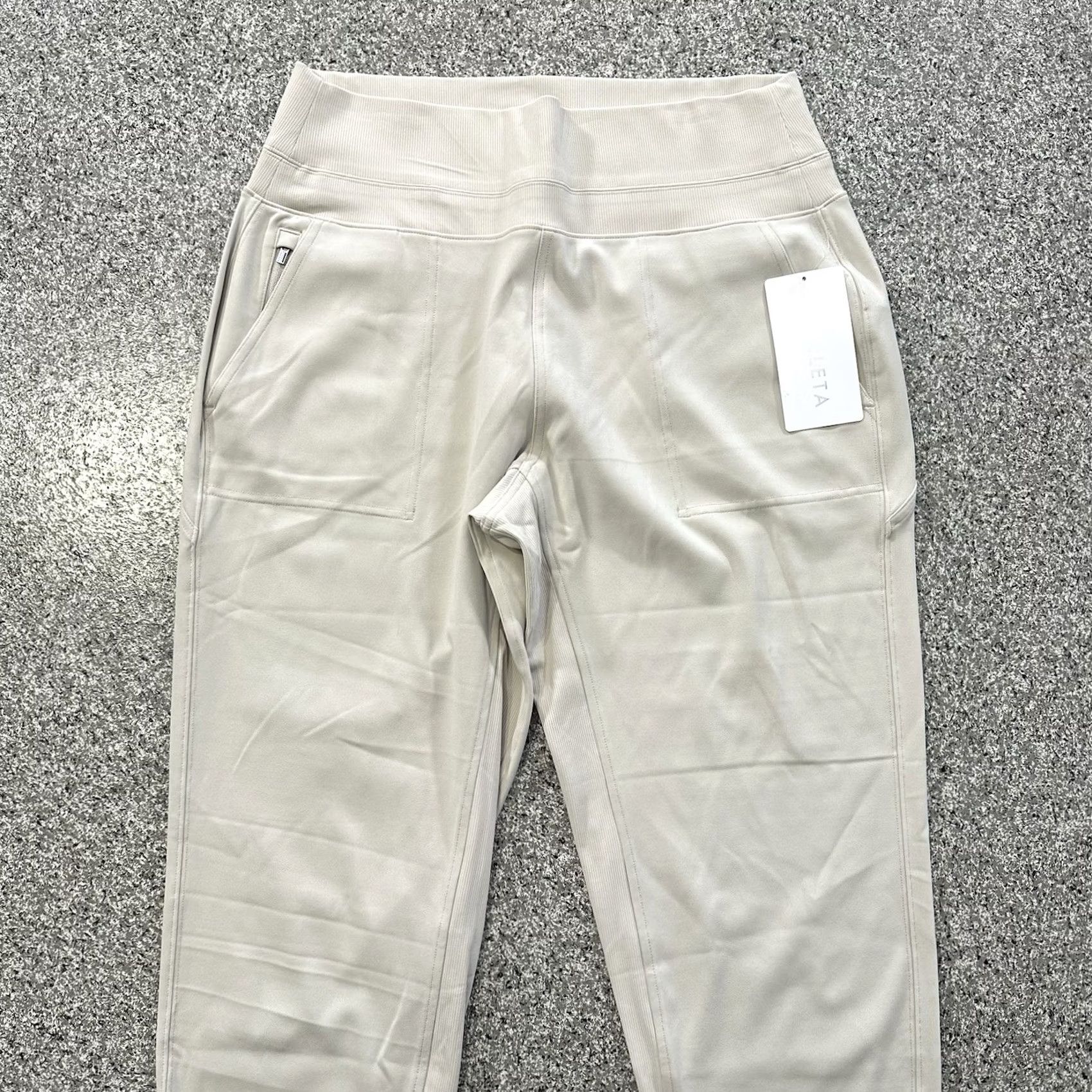 Athleta Athleta Activewear Womens Jogger Pants Beige Fit Tapered L High Rise Size 36" / US 14 / IT 50 - 2 Thumbnail
