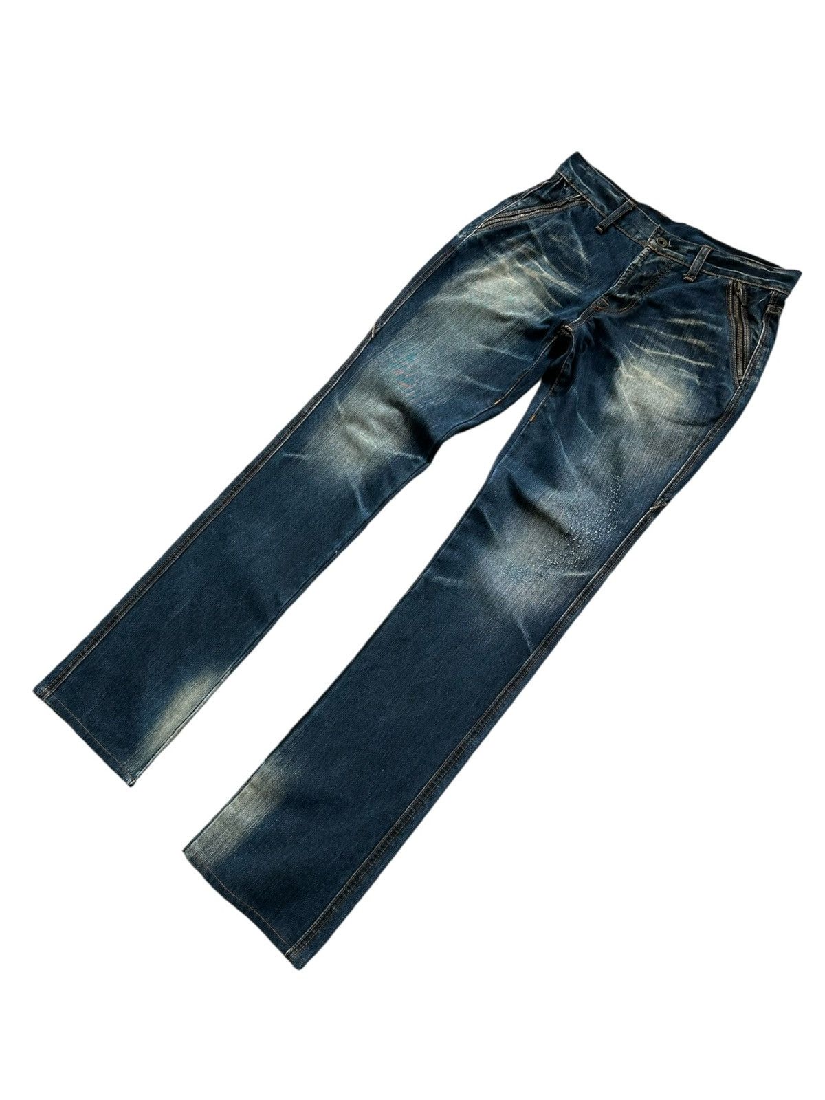 Boycott 2000's Boycott - Indigo distressed blue jeans Size US 31 - 5 Thumbnail