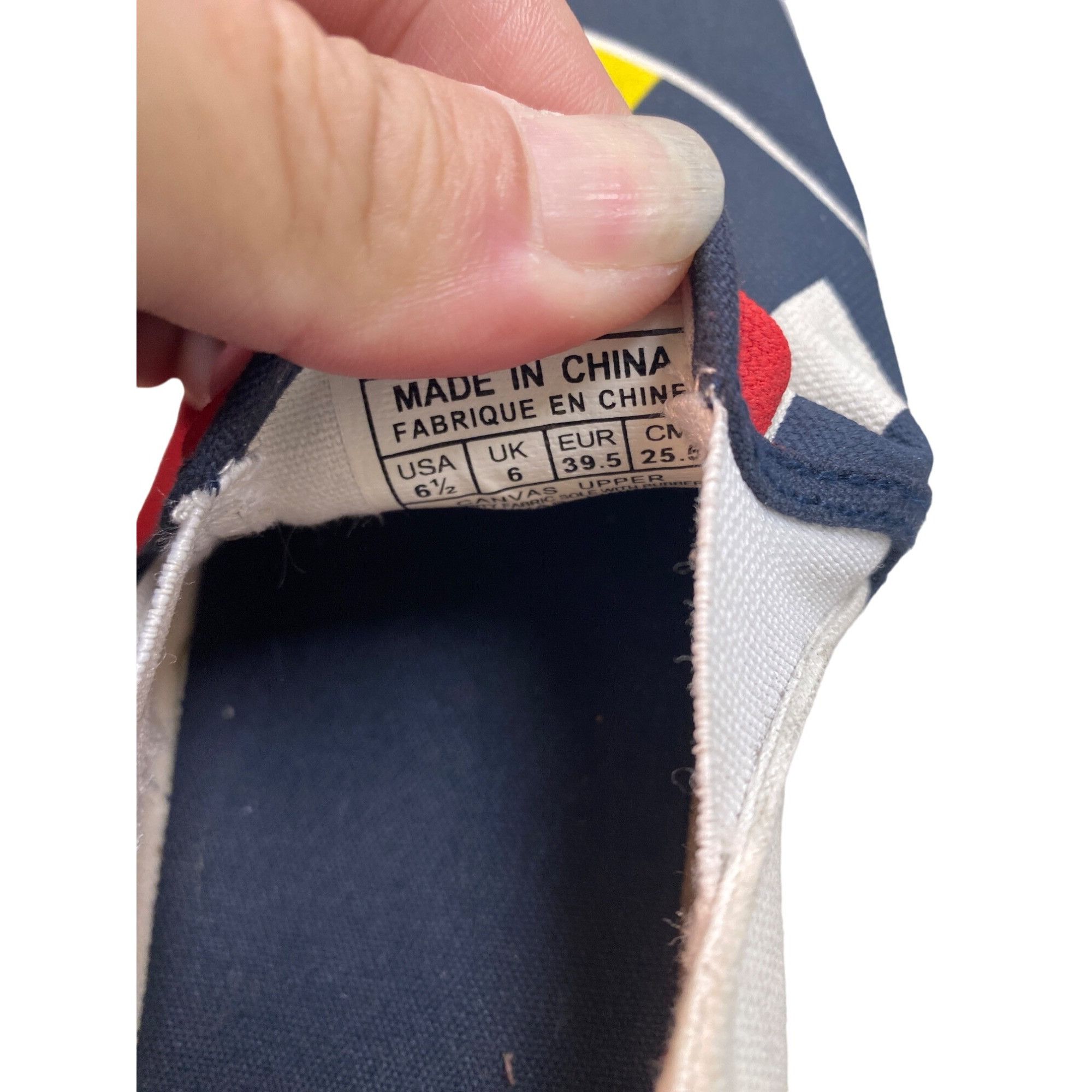 Polo Ralph Lauren Polo multicolor shoes sneakers loafers size 6.5 SKU 563 Size US 6.5 / IT 36.5 - 6 Thumbnail