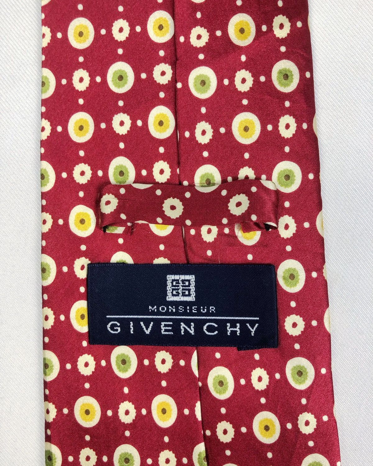 Givenchy Rare Givenchy Monsieur Silk Tie Size ONE SIZE - 6 Thumbnail