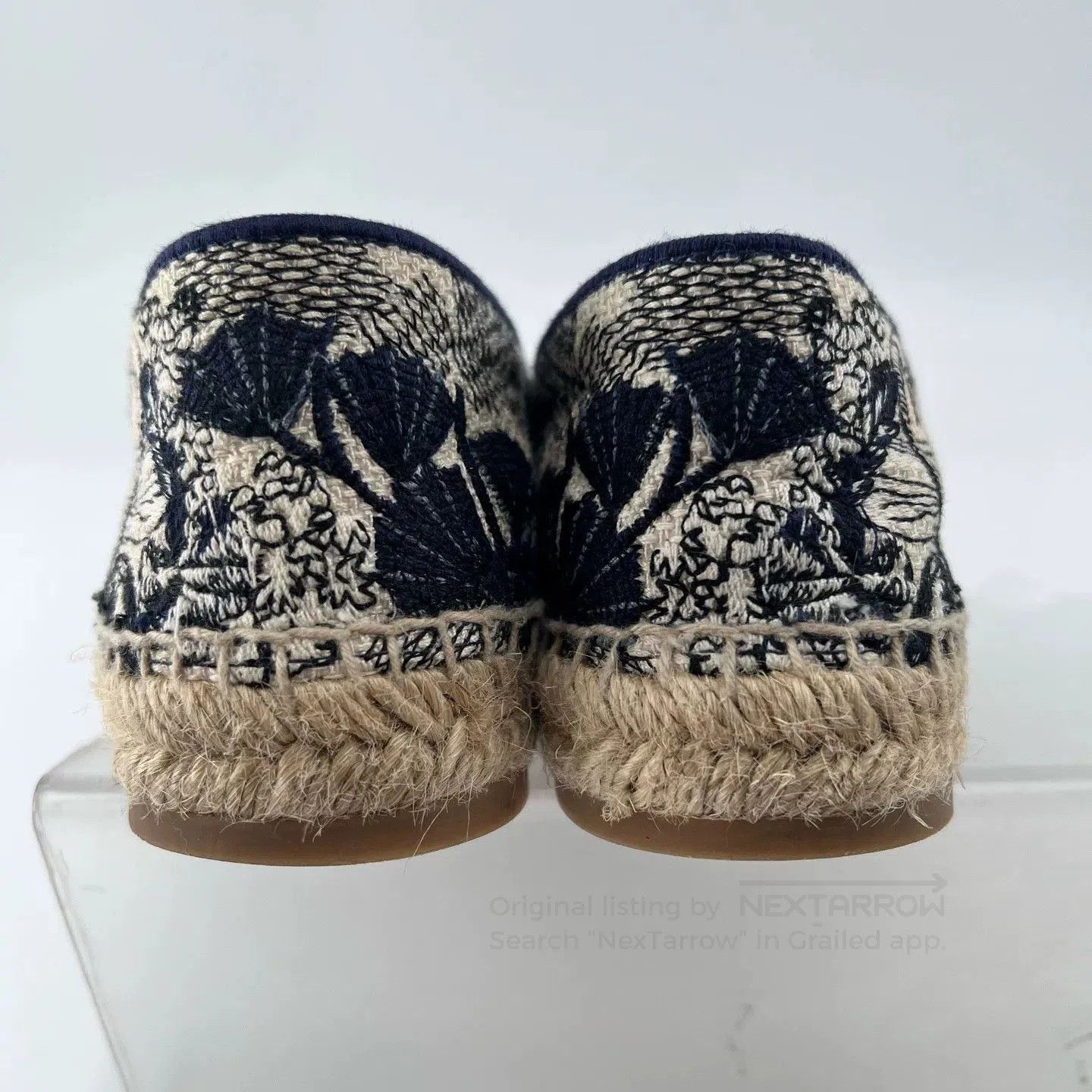 Dior Dior Swan Embroidery Logo Espadrilles. Size US 4 / IT 34 - 4 Thumbnail