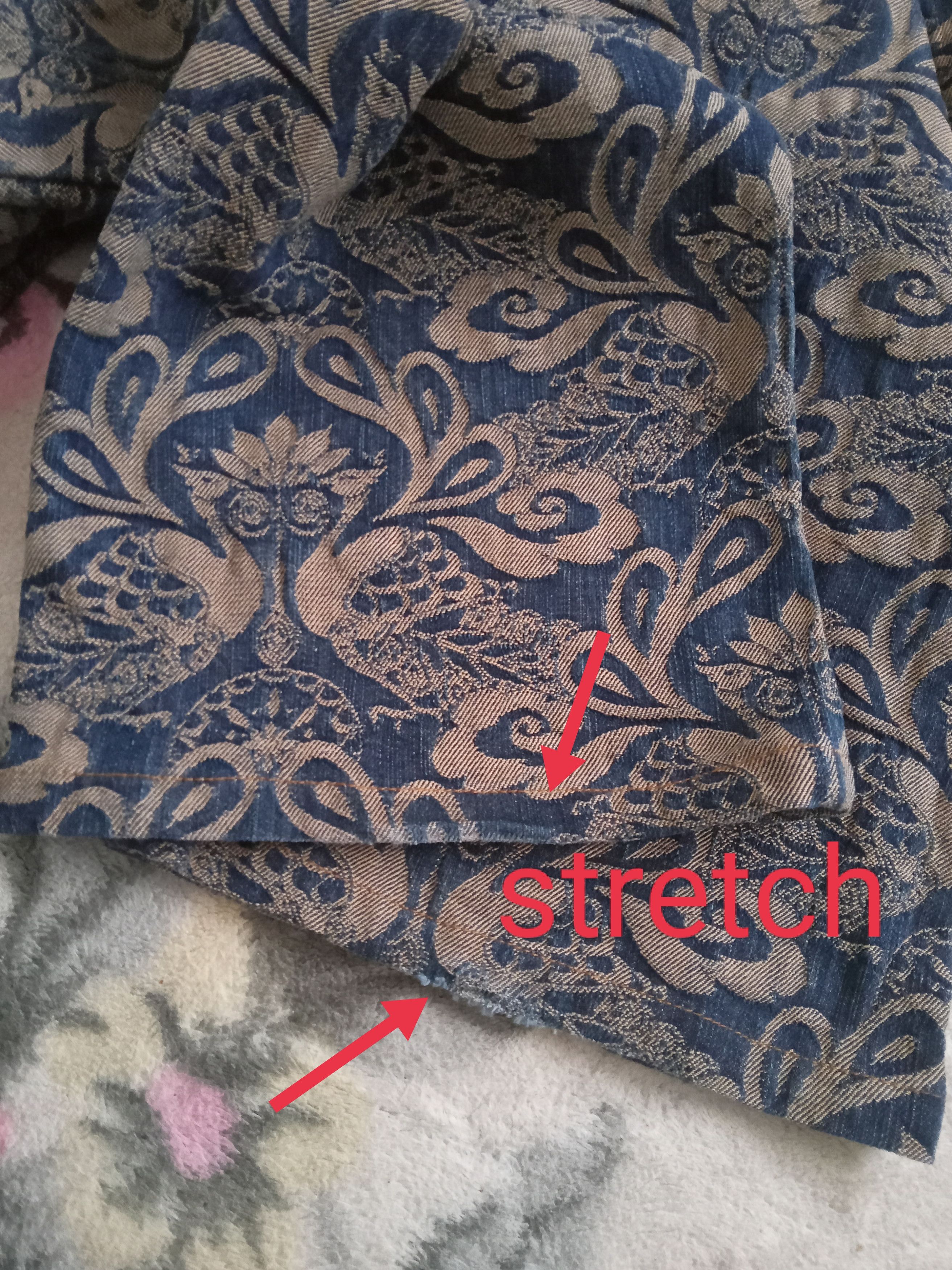 Japanese Brand Mash Mania Rare Peacock Design Flare Jeans Size 28" / US 6 / IT 42 - 11 Thumbnail