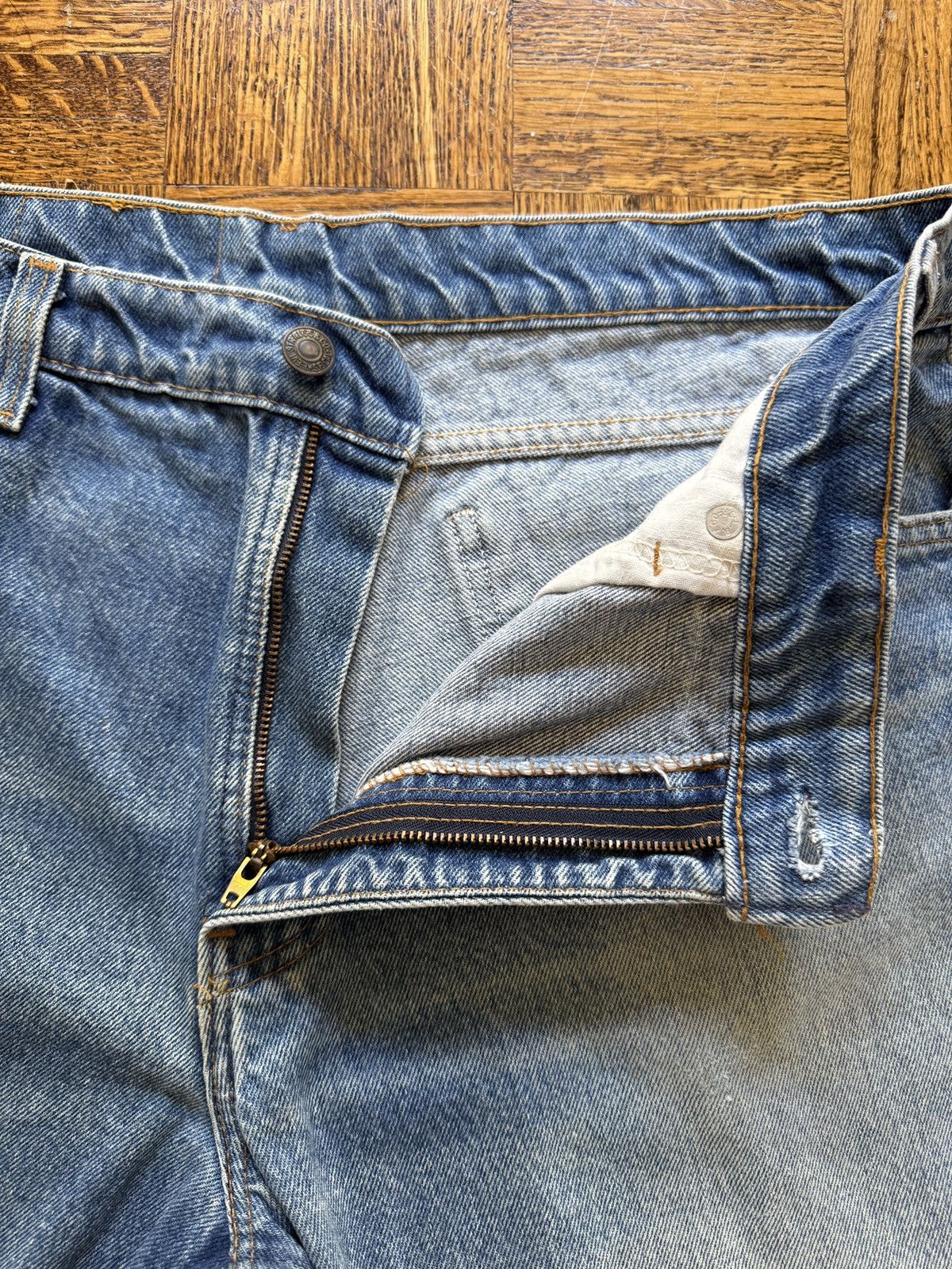 Levi's Vintage Levi's Orange Tab Faded Denim Jeans Size US 36 / EU 52 - 8 Thumbnail