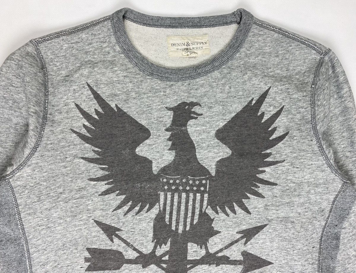 Denim & Supply Ralph Lauren Denim & Supply RALPH LAUREN Sweatshirt Eagle Logo Size US L / EU 52-54 / 3 - 3 Thumbnail