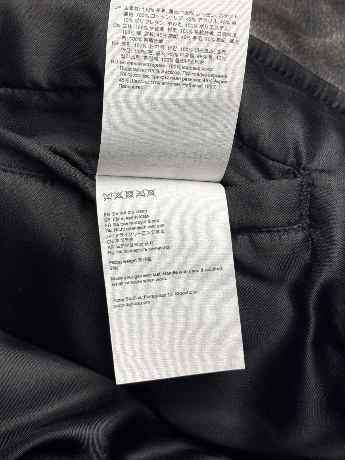 Acne Studios Acne Studios distressed leather bomber jacket Size XS / US 0-2 / IT 36-38 - 4 Thumbnail