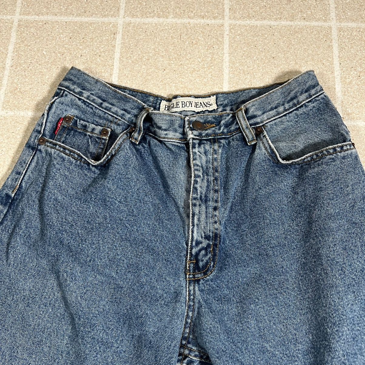 Bugle Boy Vintage Bugle Boys Jeans Light Washed Straight Leg 26 X 28 Size US 26 / EU 42 - 4 Thumbnail